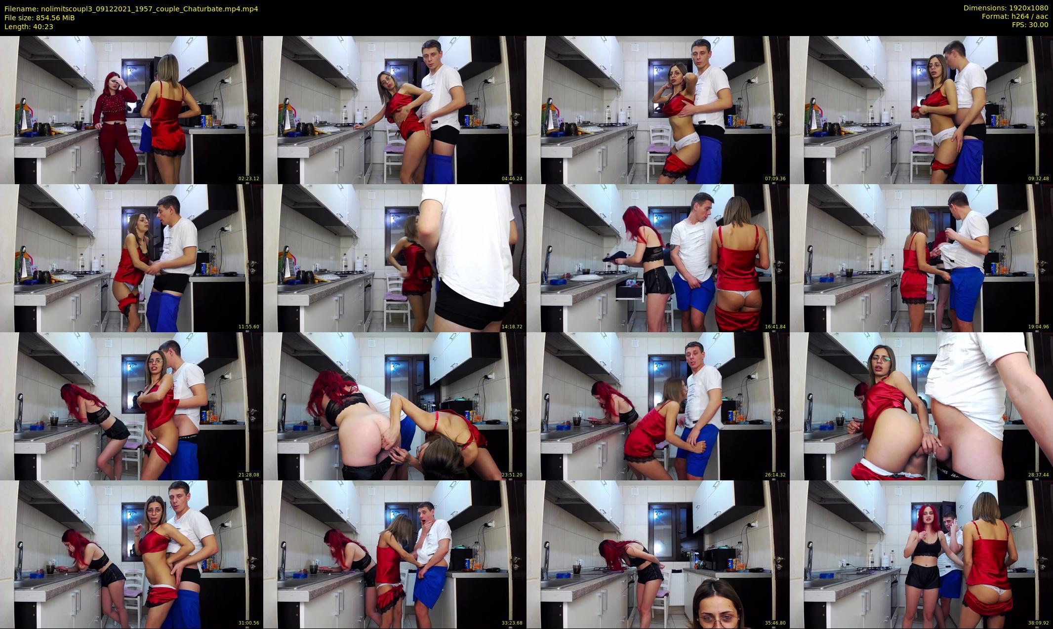 nolimitscoupl3 — 41 minute Chaturbate couple cam show recording, 1080p, Dec 9, 2021