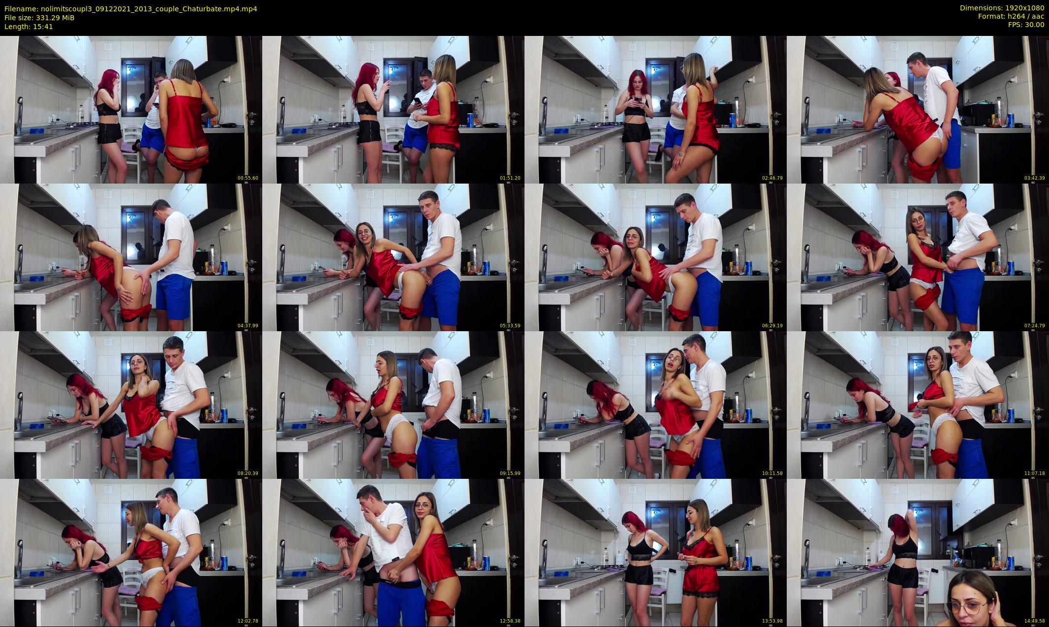 nolimitscoupl3 — 16 minute Chaturbate couple cam show recording, 1080p, Dec 9, 2021