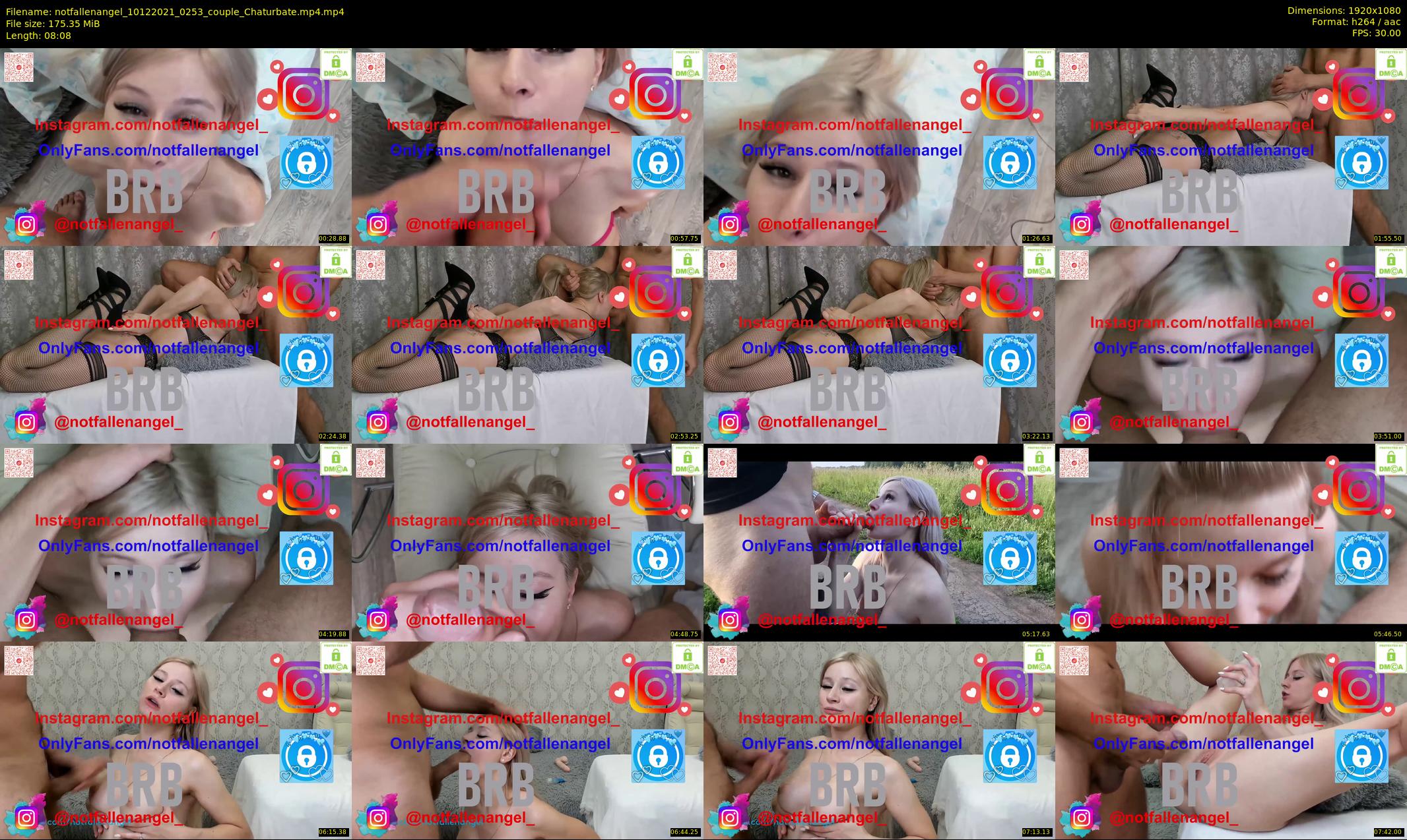 notfallenangel — 9 minute Chaturbate couple cam show recording, 1080p, Dec 10, 2021