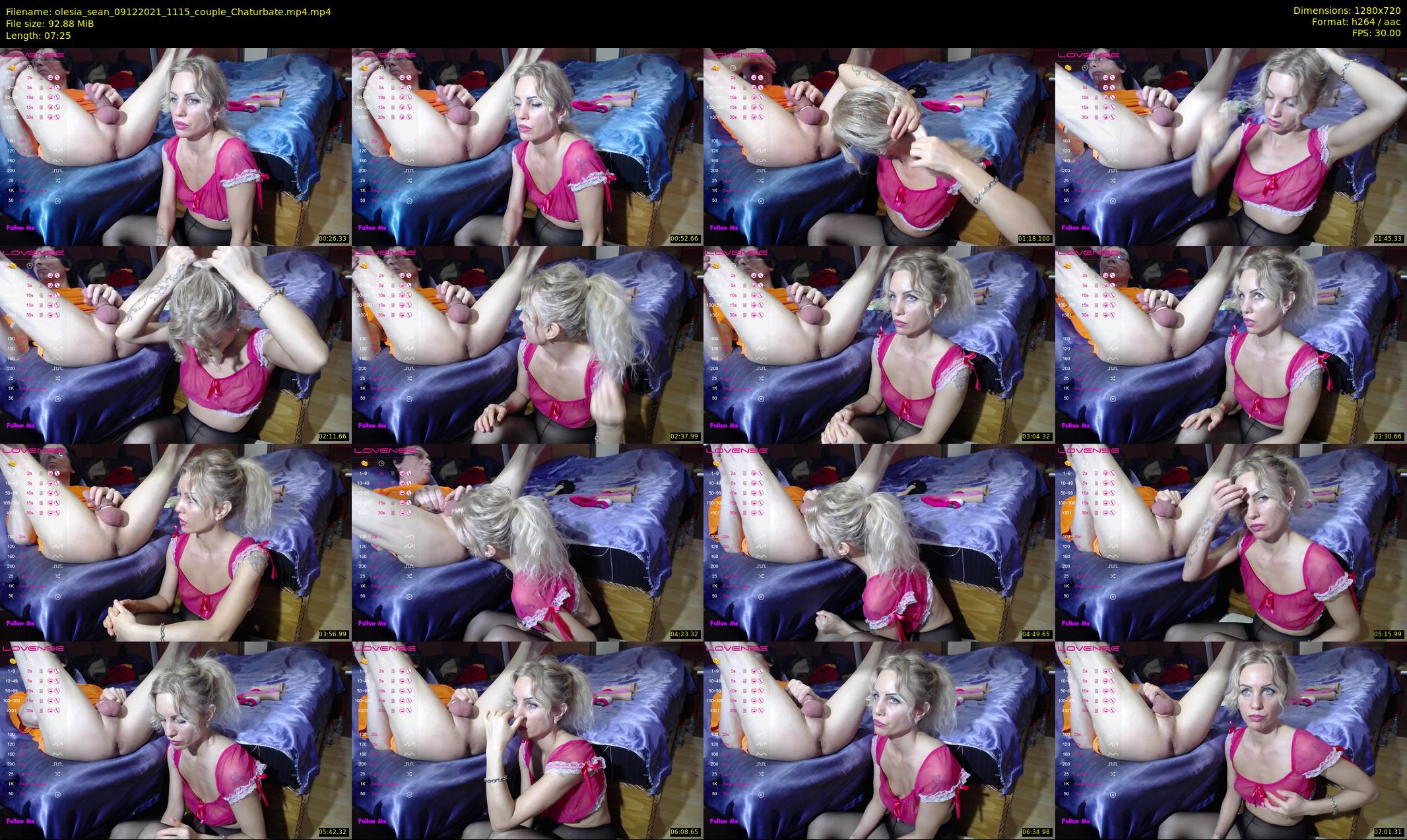 olesia_sean — 8 minute Chaturbate couple cam show recording, 720p, Dec 9, 2021