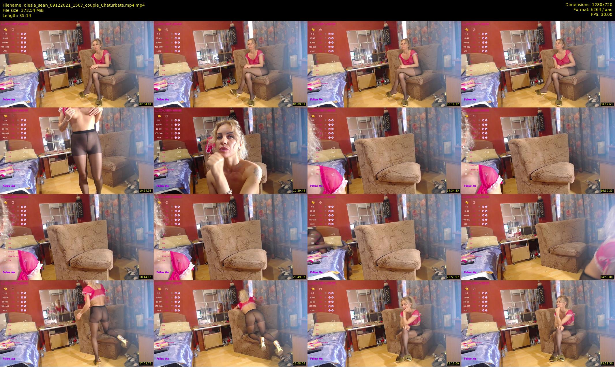 olesia_sean — 36 minute Chaturbate couple cam show recording, 720p, Dec 9, 2021