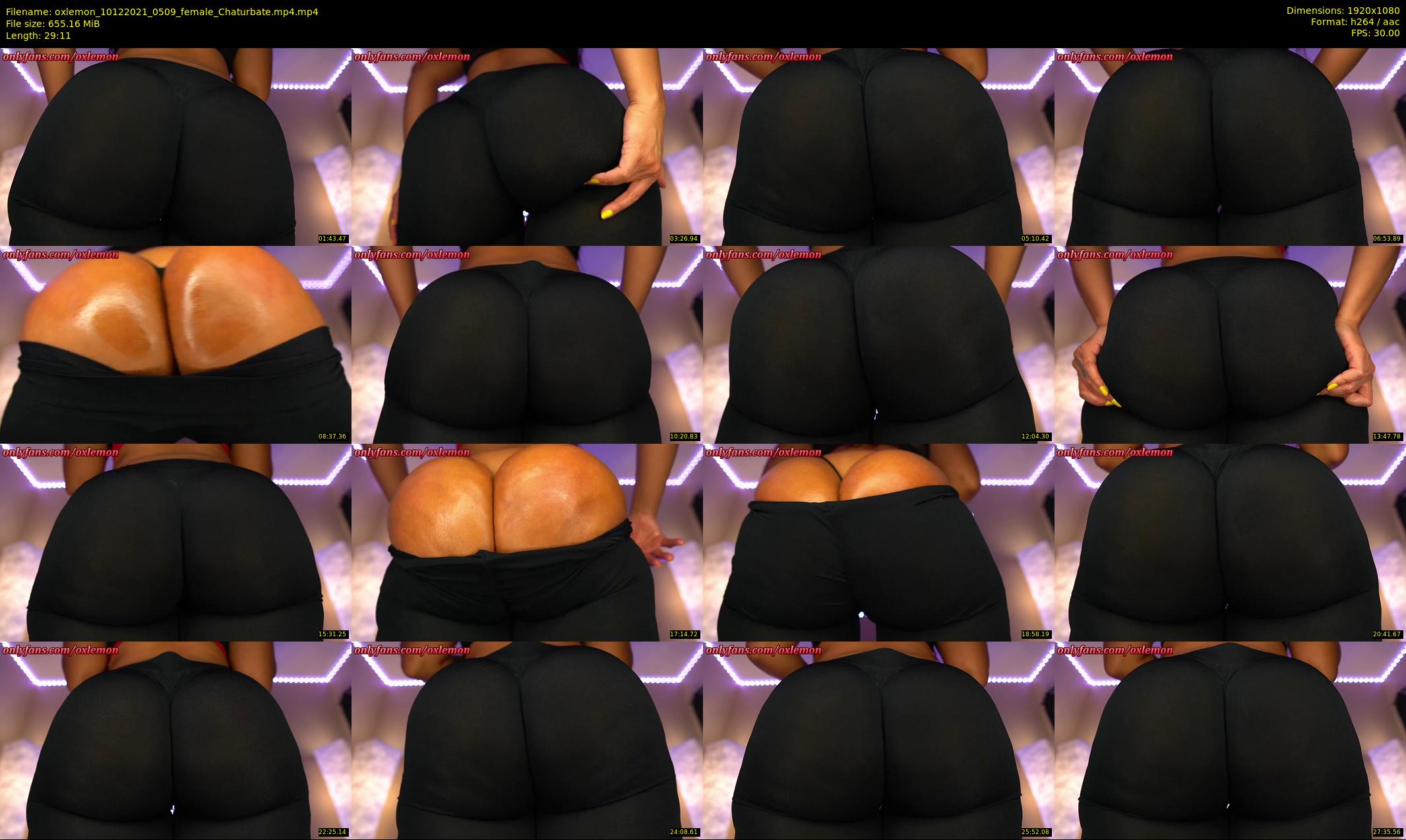 oxlemon — 30 minute Chaturbate female cam show recording, 1080p, Dec 10, 2021