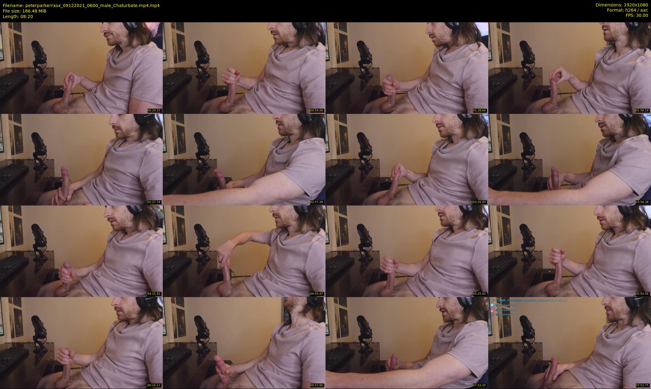 peterparkerrxox — 9 minute Chaturbate male cam show recording, 1080p, Dec 9, 2021