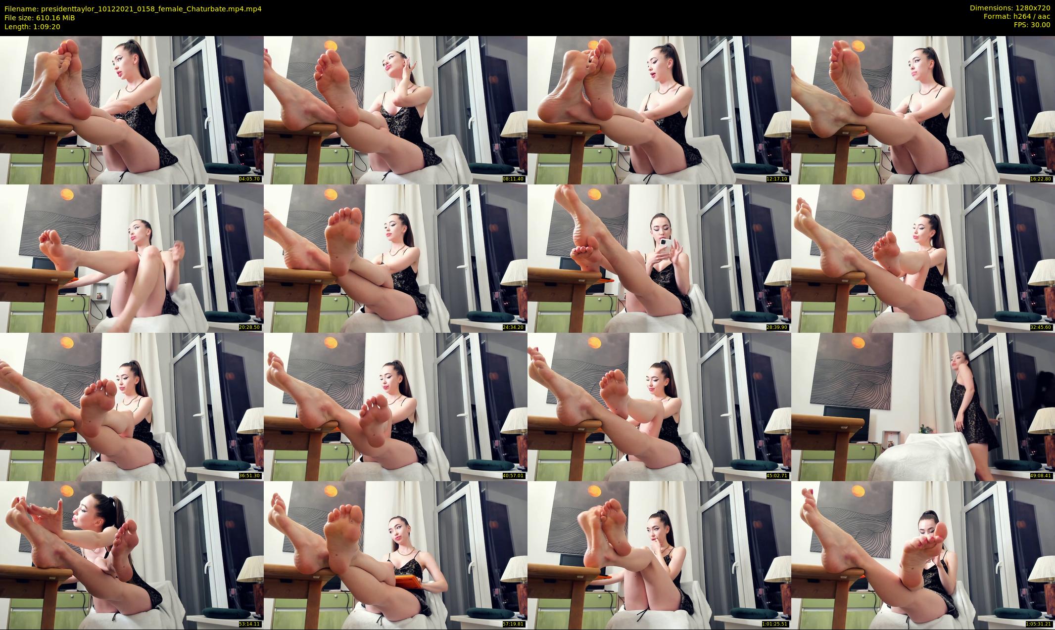 presidenttaylor — 70 minute Chaturbate female cam show recording, 720p, Dec 10, 2021