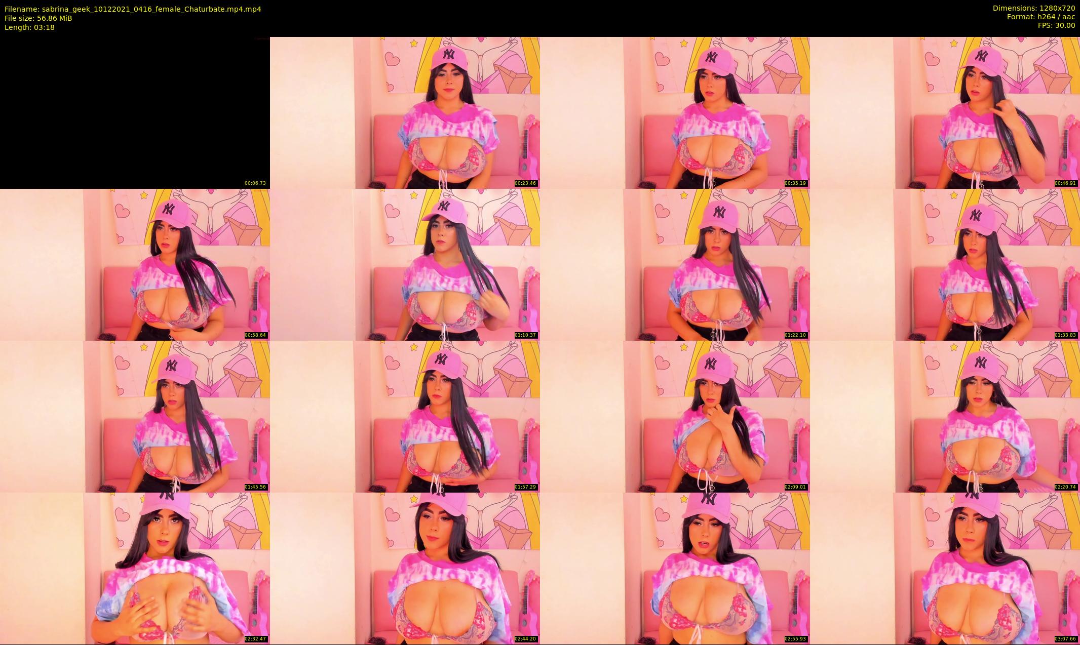 sabrina_geek — 4 minute Chaturbate female cam show recording, 720p, Dec 10, 2021