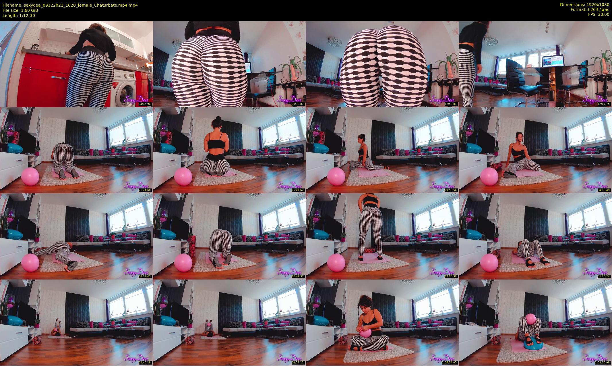 sexydea — 73 minute Chaturbate female cam show recording, 1080p, Dec 9, 2021