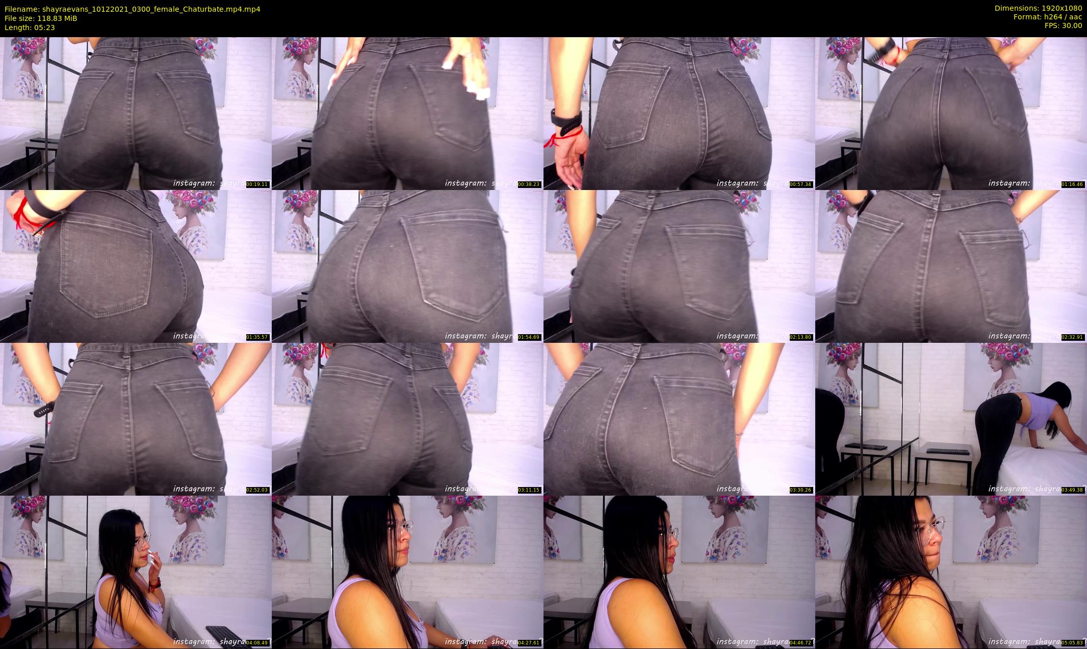 shayraevans — 6 minute Chaturbate female cam show recording, 1080p, Dec 10, 2021