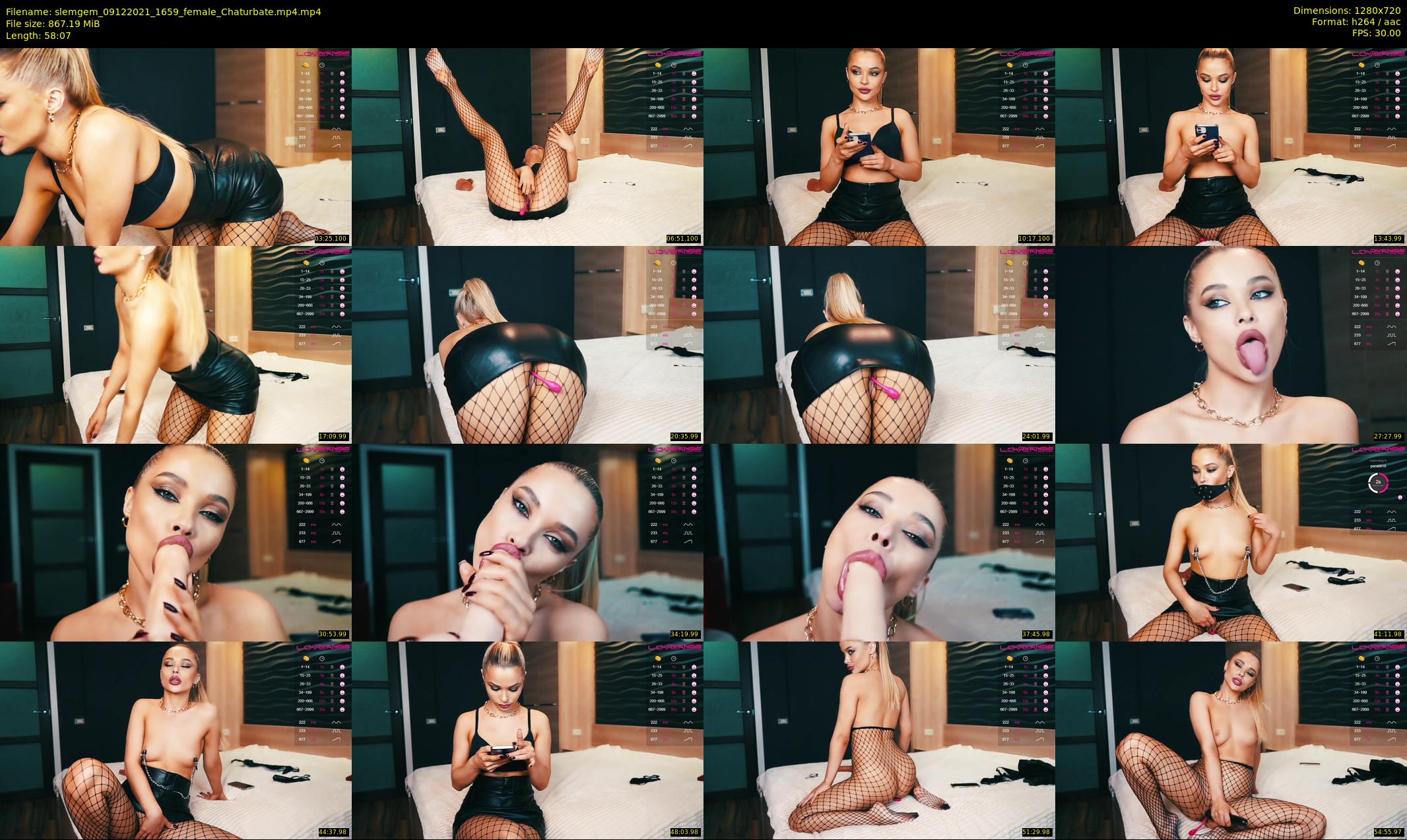 slemgem — 59 minute Chaturbate couple cam show recording, 720p, Dec 9, 2021