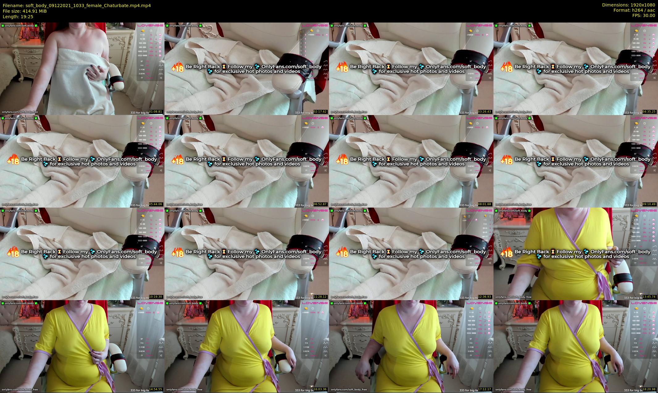 soft_body — 20 minute Chaturbate female cam show recording, 1080p, Dec 9, 2021