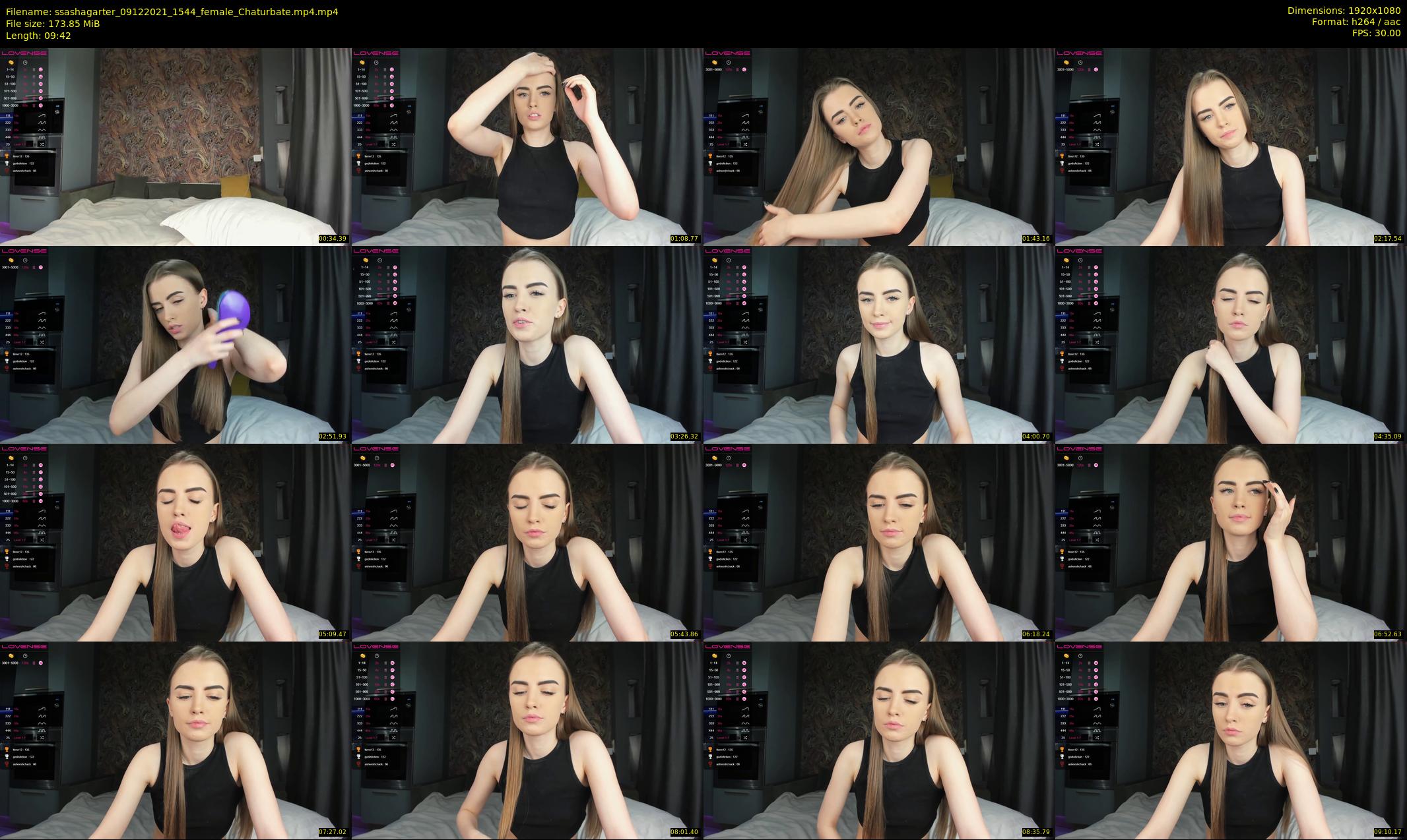 ssashagarter — 10 minute Chaturbate female cam show recording, 1080p, Dec 9, 2021