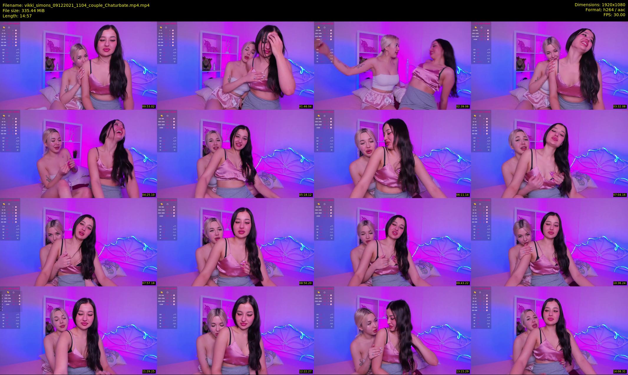 vikki_simons — 15 minute Chaturbate couple cam show recording, 1080p, Dec 9, 2021