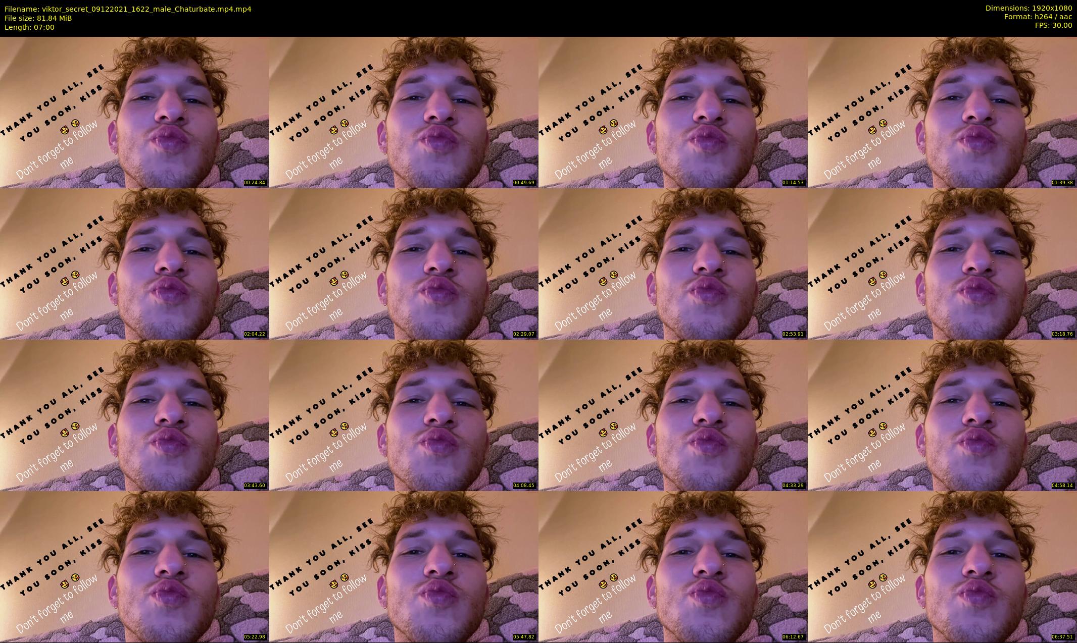 viktor_secret — 7 minute Chaturbate male cam show recording, 1080p, Dec 9, 2021