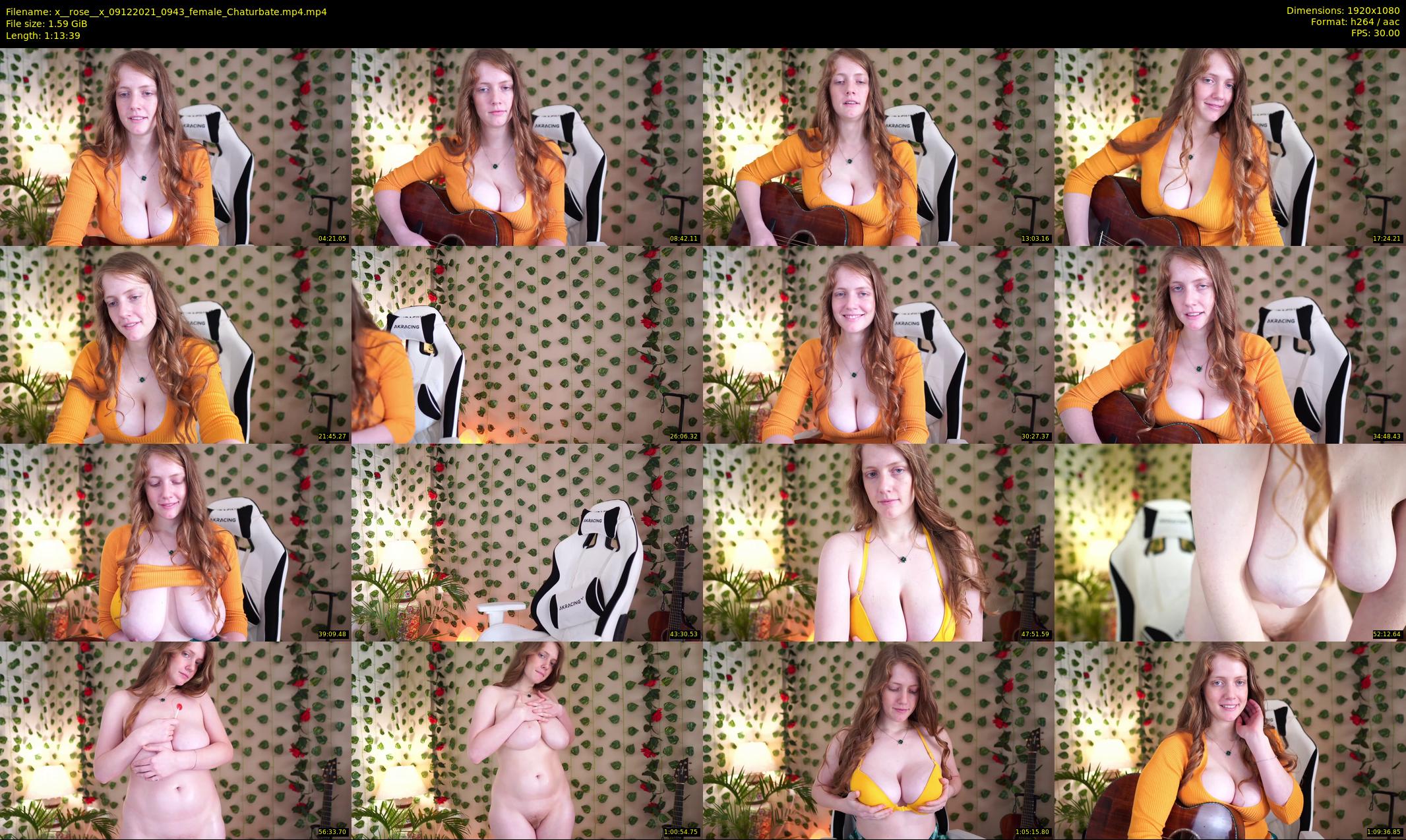x__rose__x — 74 minute Chaturbate female cam show recording, 1080p, Dec 9, 2021