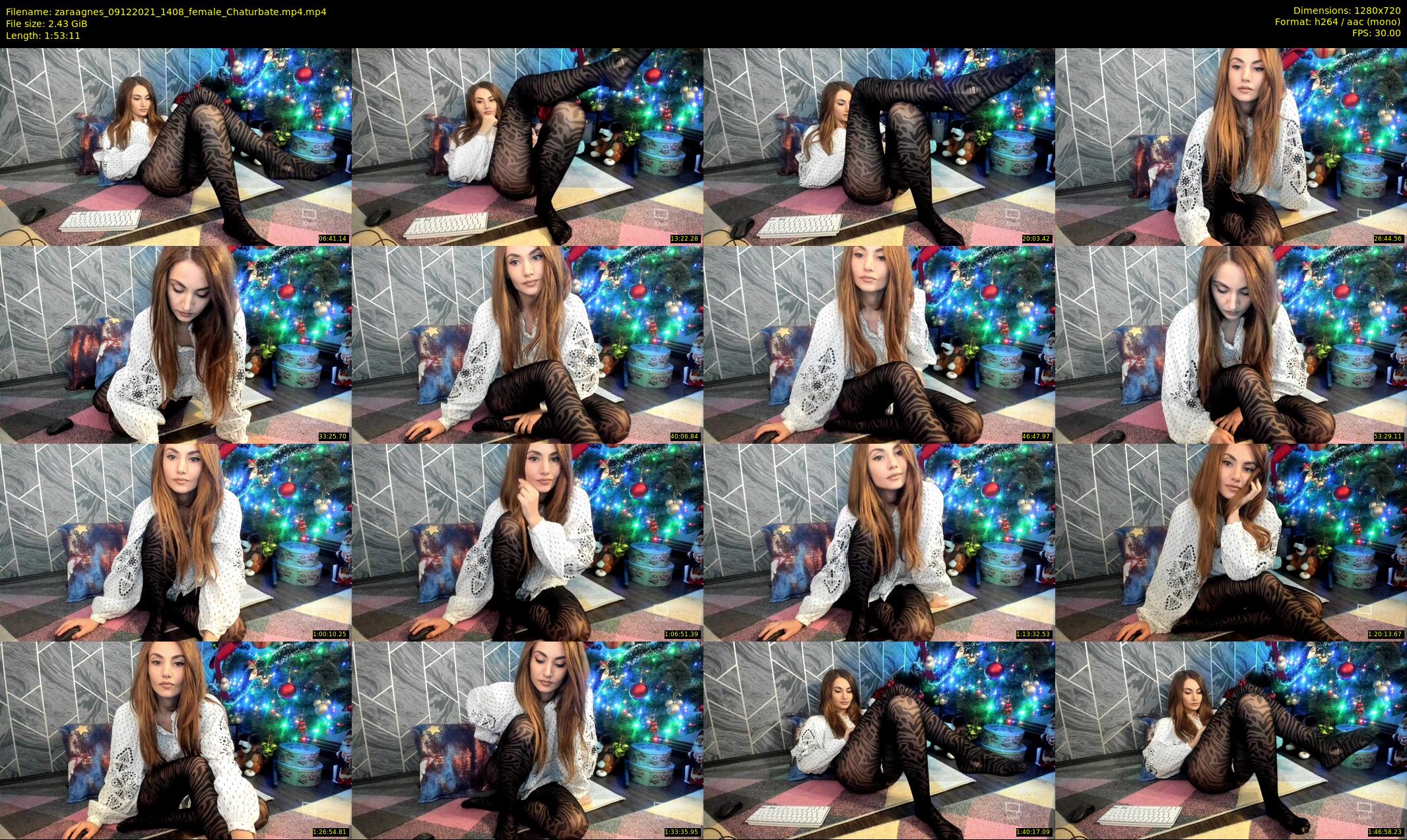 zaraagnes — 114 minute Chaturbate female cam show recording, 720p, Dec 9, 2021