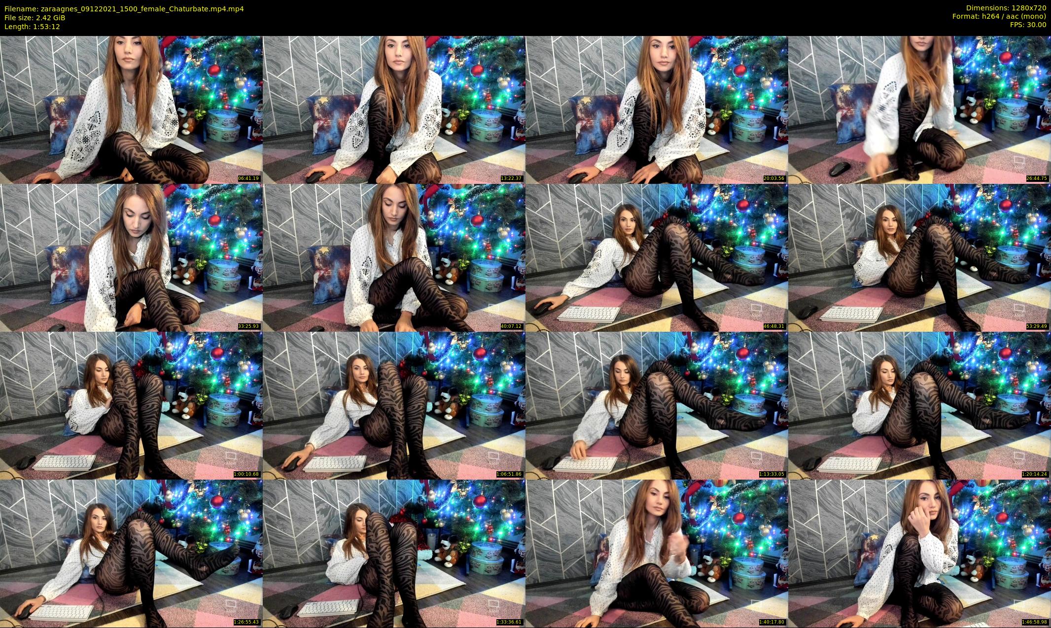 zaraagnes — 114 minute Chaturbate female cam show recording, 720p, Dec 9, 2021