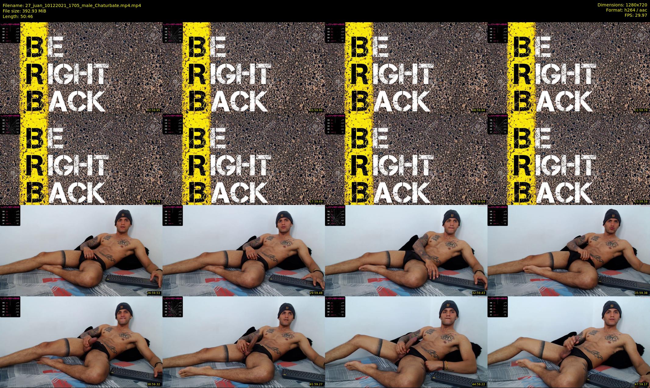 27_juan — 51 minute Chaturbate male cam show recording, 720p, Dec 10, 2021