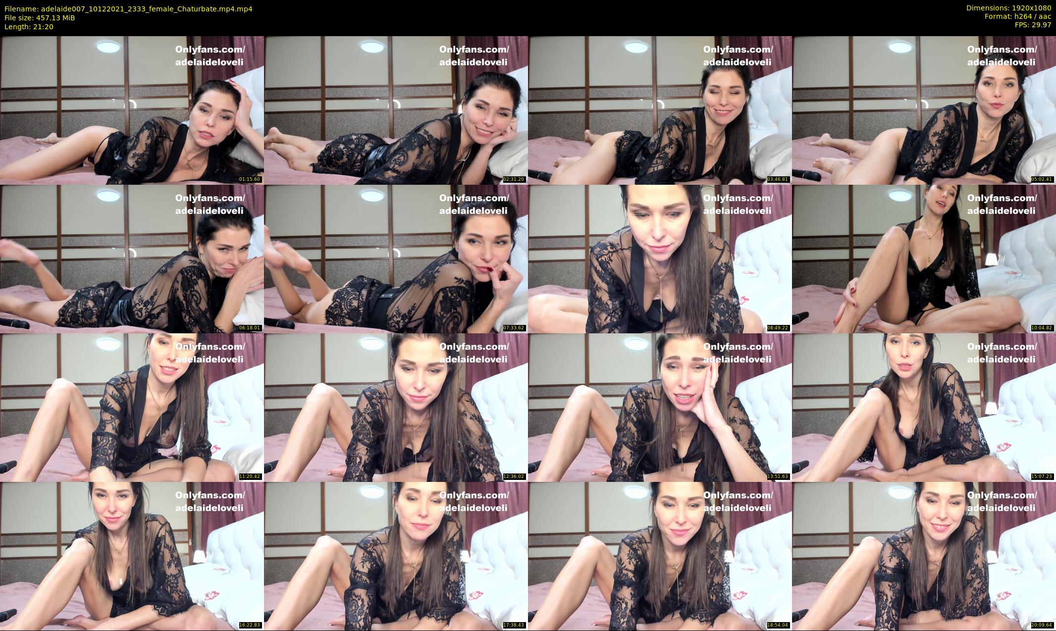 adelaide007 — 22 minute Chaturbate female cam show recording, 1080p, Dec 10, 2021