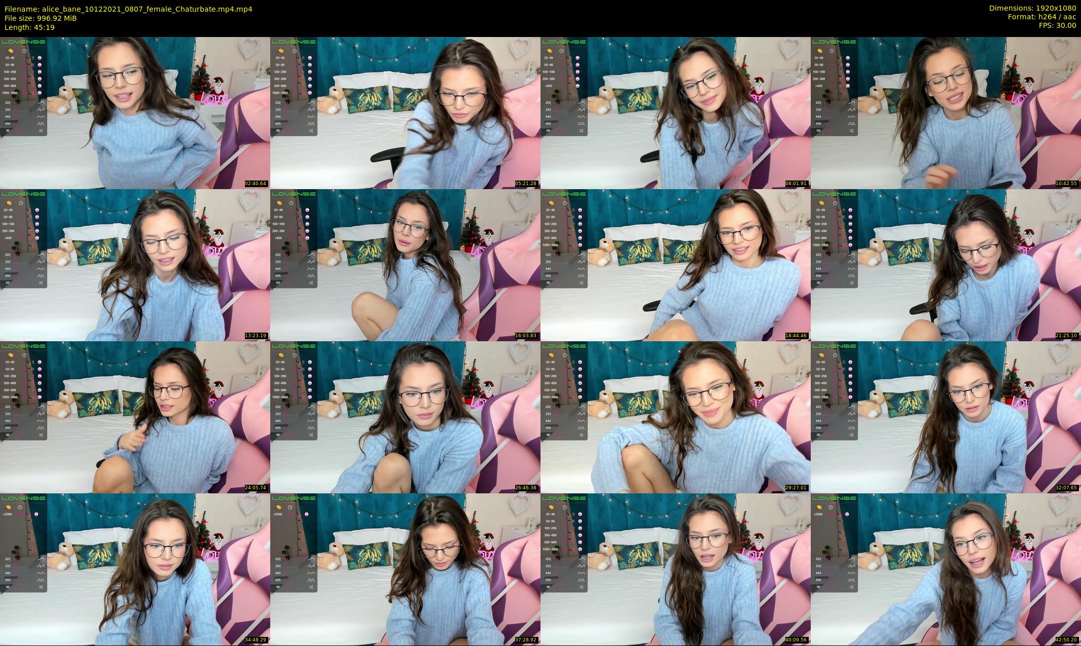 alice_bane — 46 minute Chaturbate female cam show recording, 1080p, Dec 10, 2021