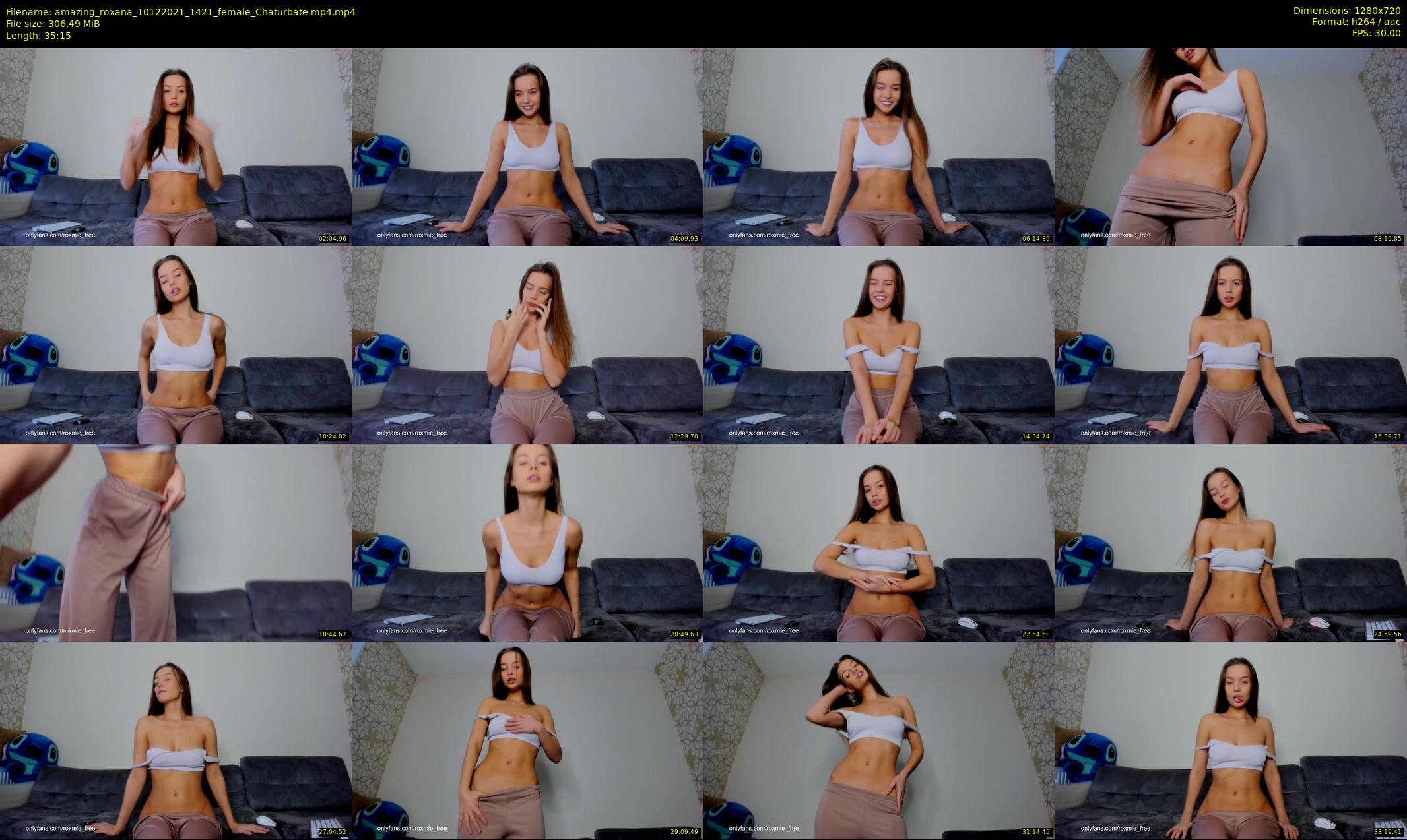 amazing_roxana — 36 minute Chaturbate female cam show recording, 720p, Dec 10, 2021