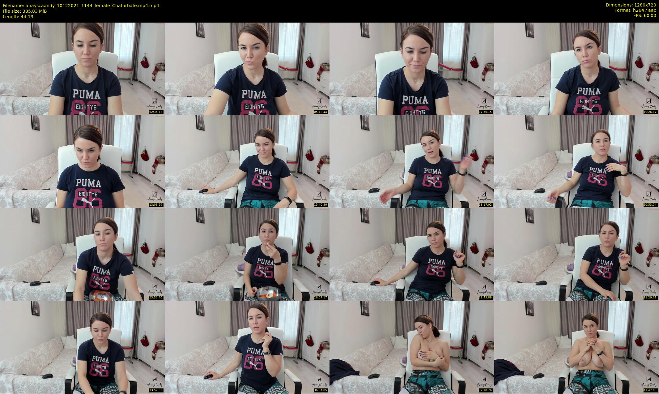 anayscaandy — 45 minute Chaturbate female cam show recording, 720p, Dec 10, 2021