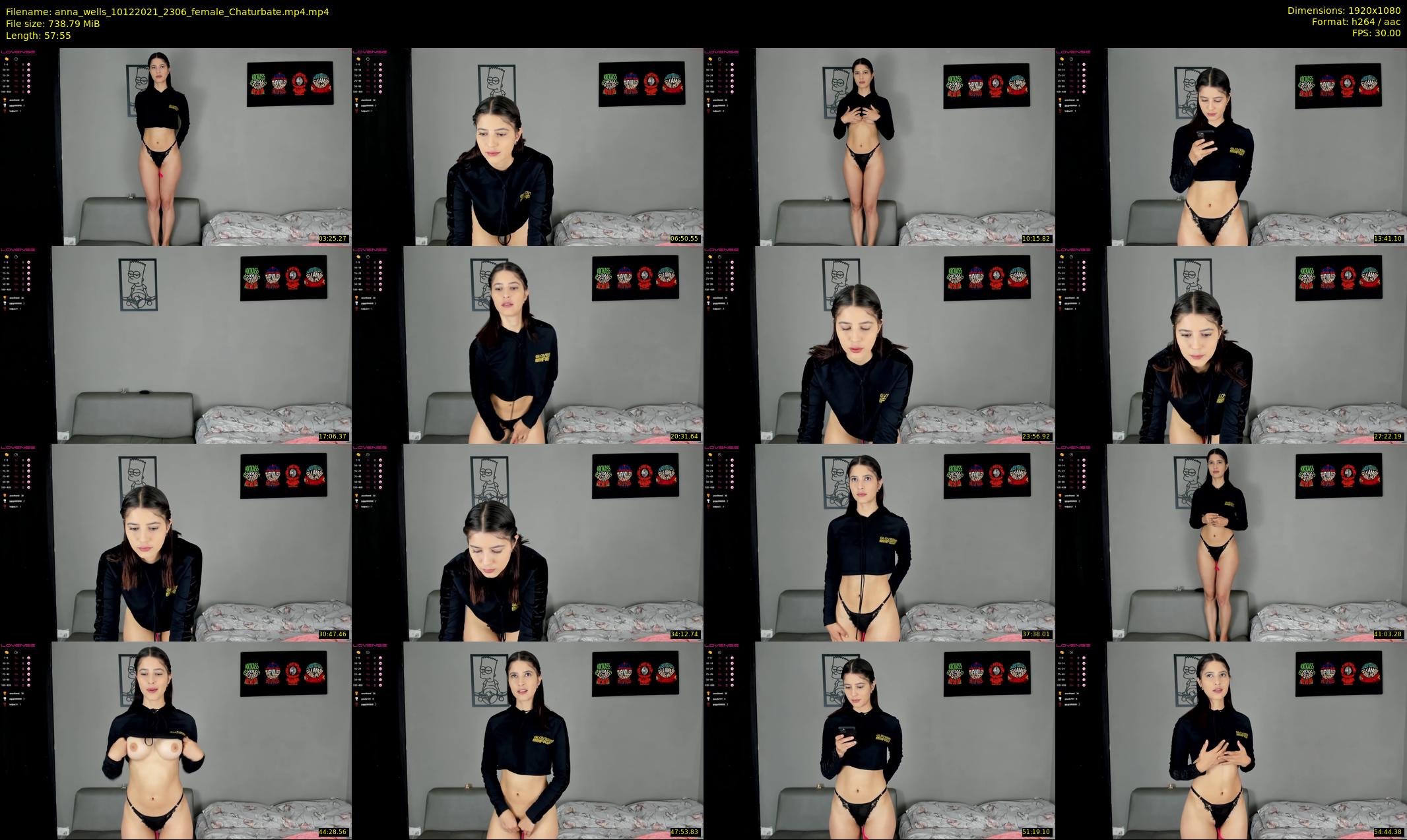 anna_wells — 58 minute Chaturbate female cam show recording, 1080p, Dec 10, 2021