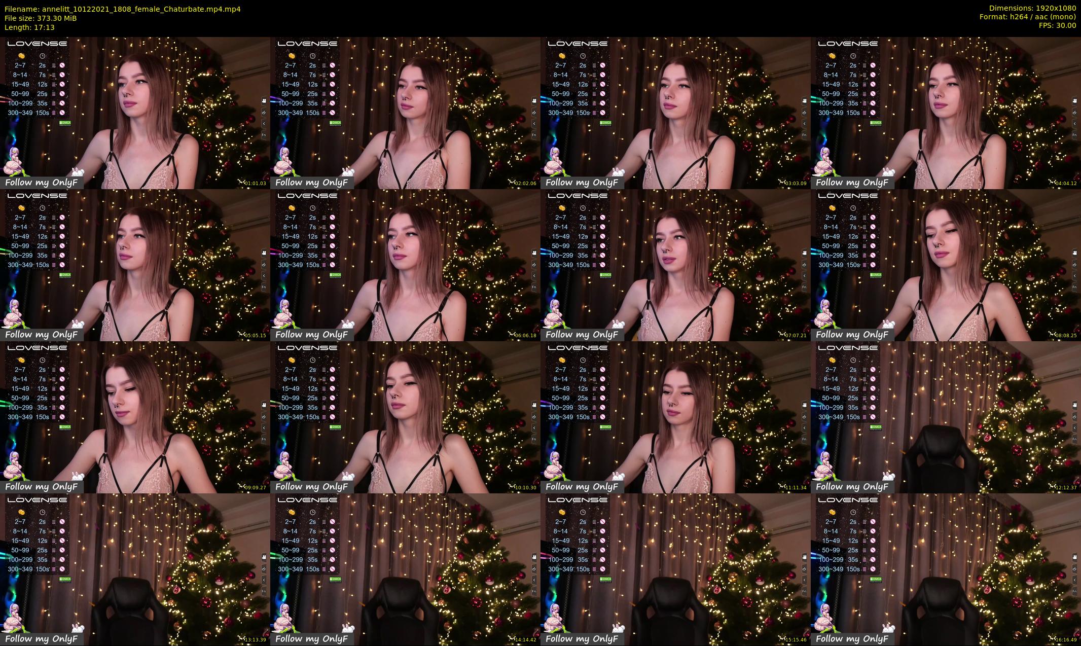 annelitt — 18 minute Chaturbate female cam show recording, 1080p, Dec 10, 2021