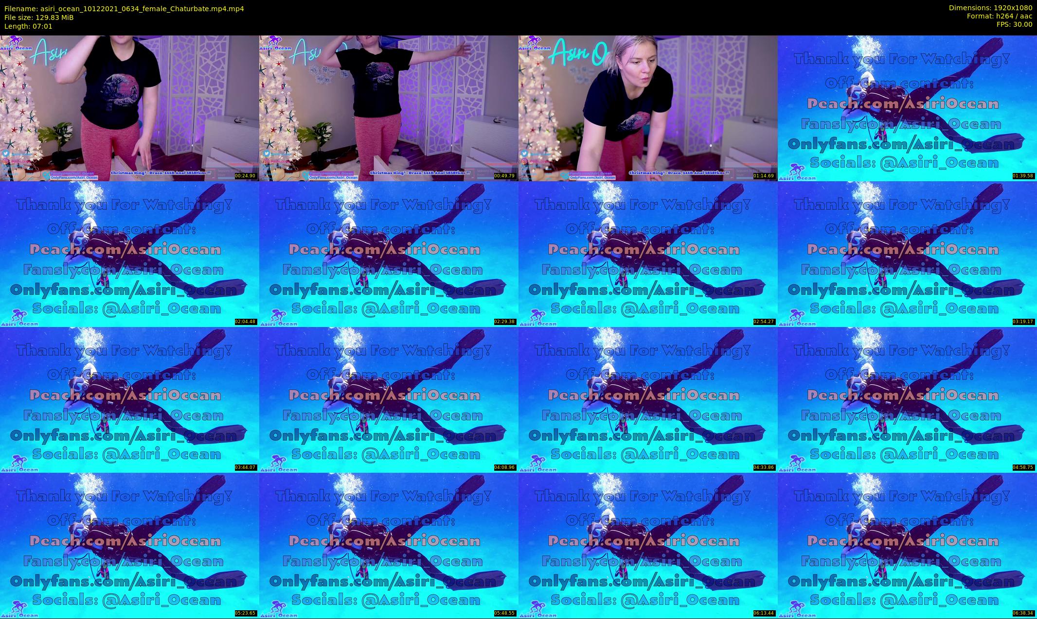 asiri_ocean — 8 minute Chaturbate female cam show recording, 1080p, Dec 10, 2021