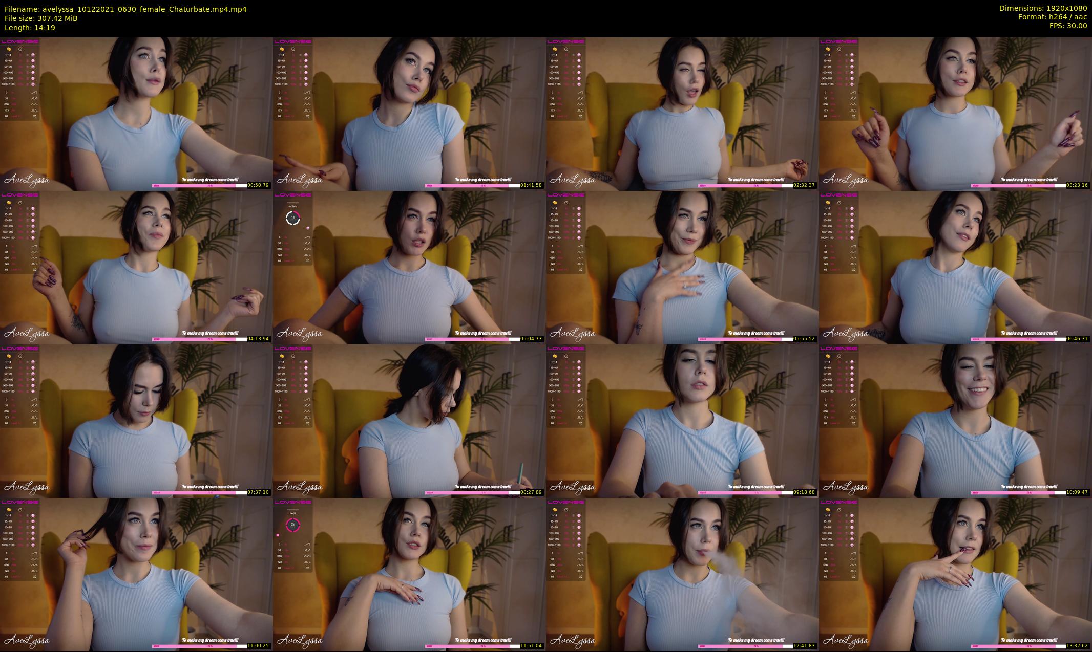 avelyssa — 15 minute Chaturbate female cam show recording, 1080p, Dec 10, 2021