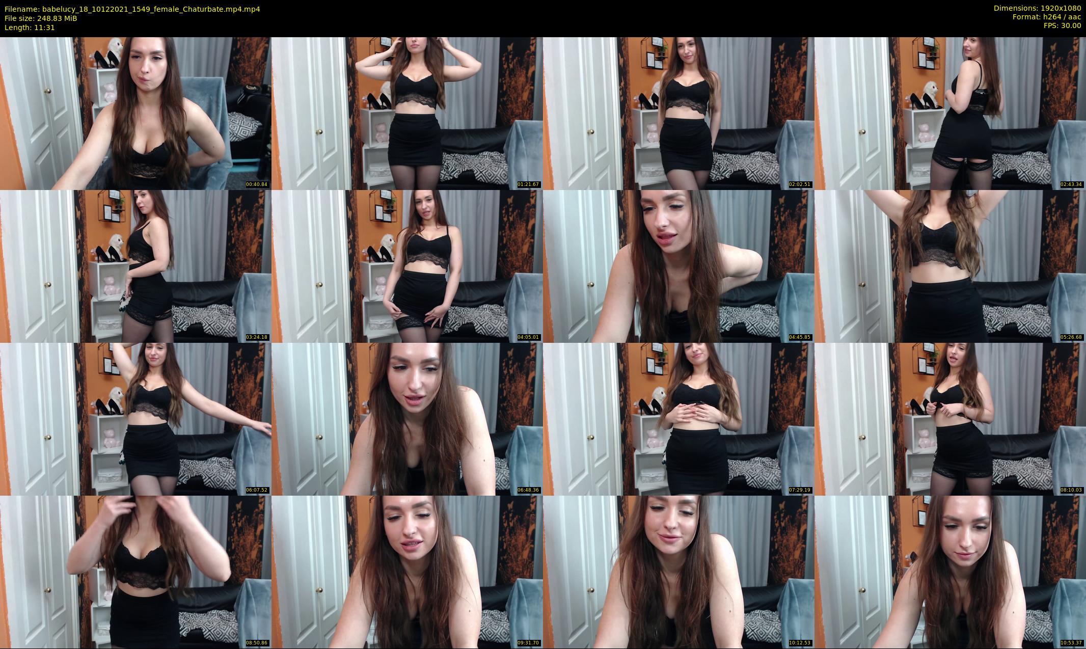 babelucy_18 — 12 minute Chaturbate female cam show recording, 1080p, Dec 10, 2021
