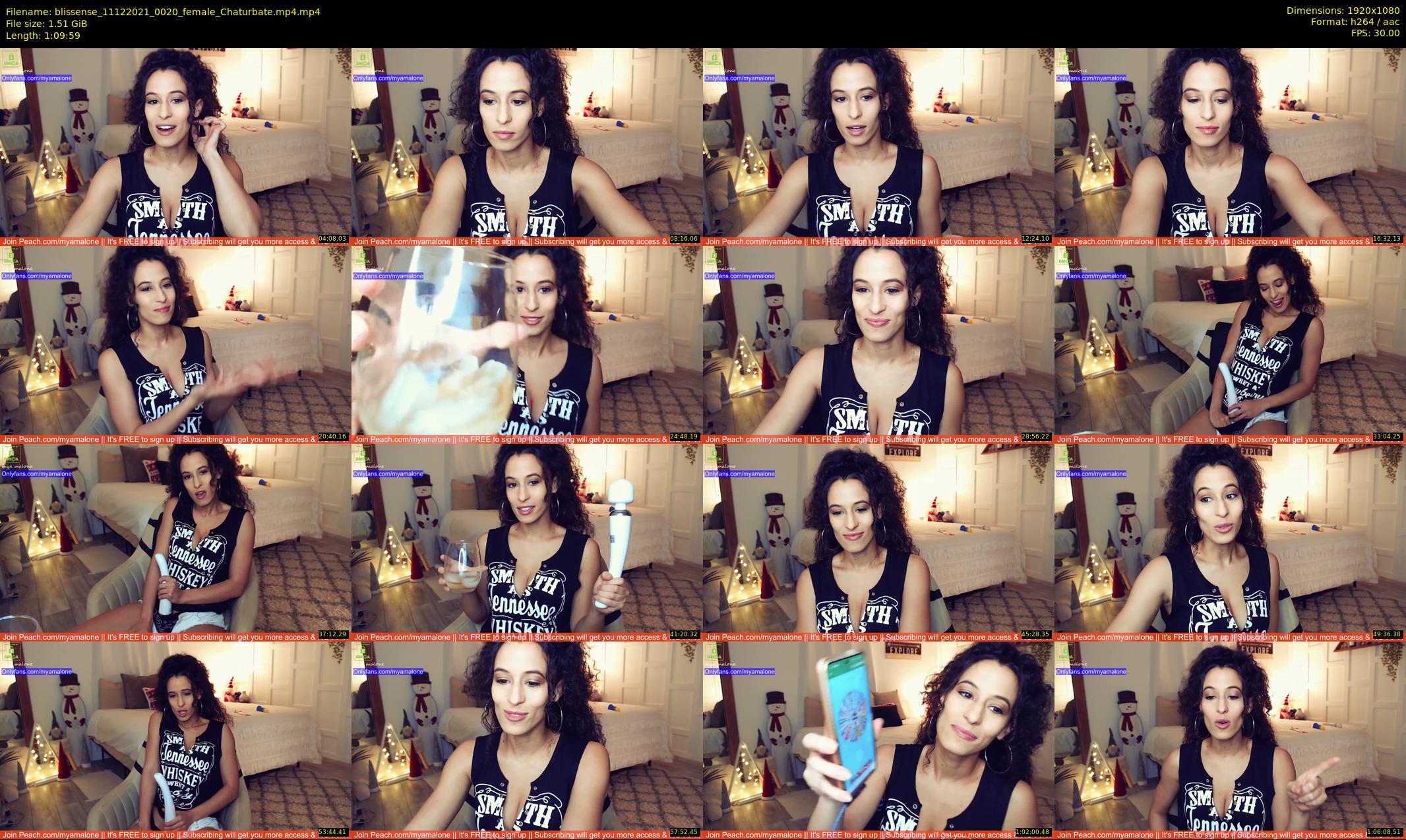 blissense — 70 minute Chaturbate female cam show recording, 1080p, Dec 11, 2021