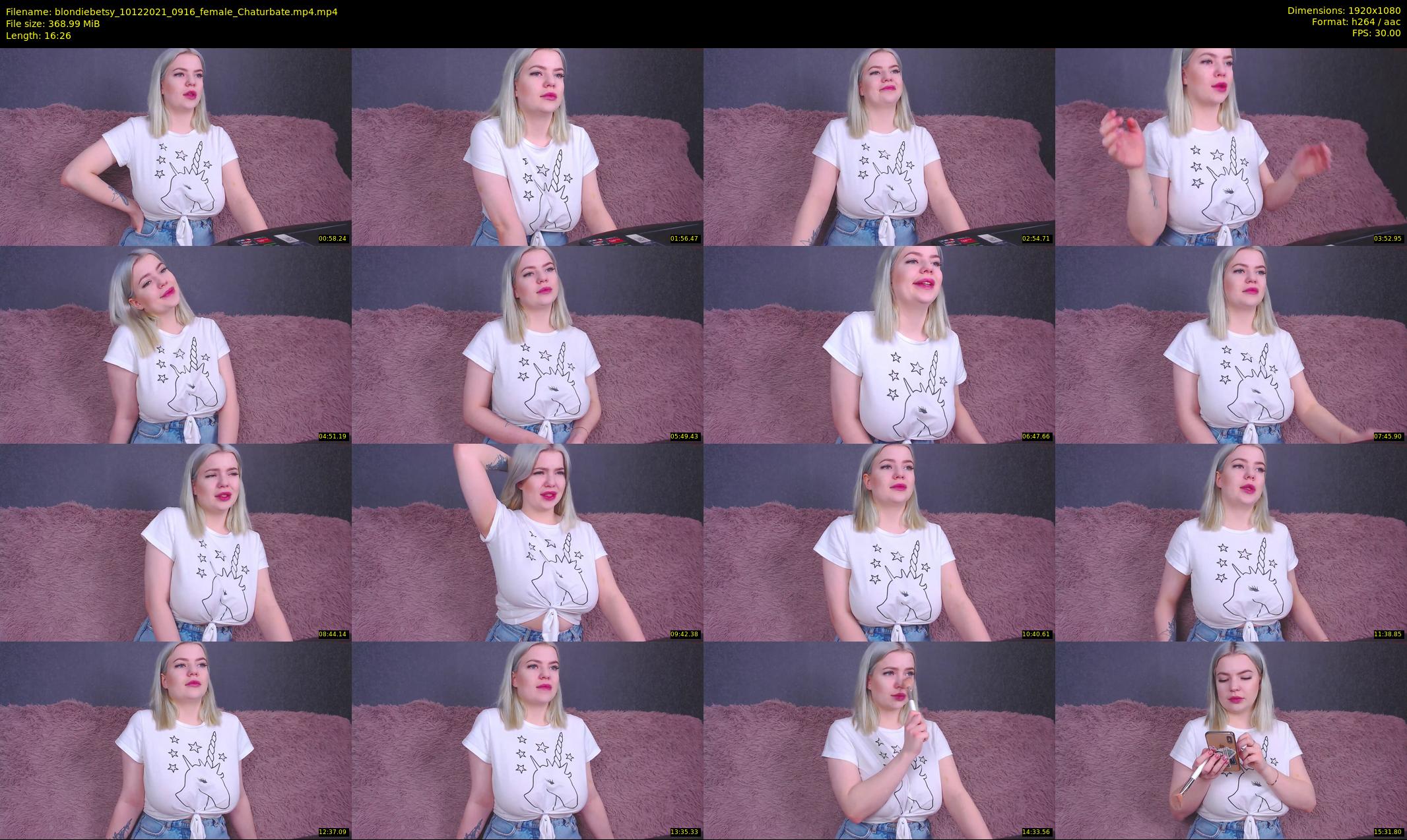 blondiebetsy — 17 minute Chaturbate female cam show recording, 1080p, Dec 10, 2021