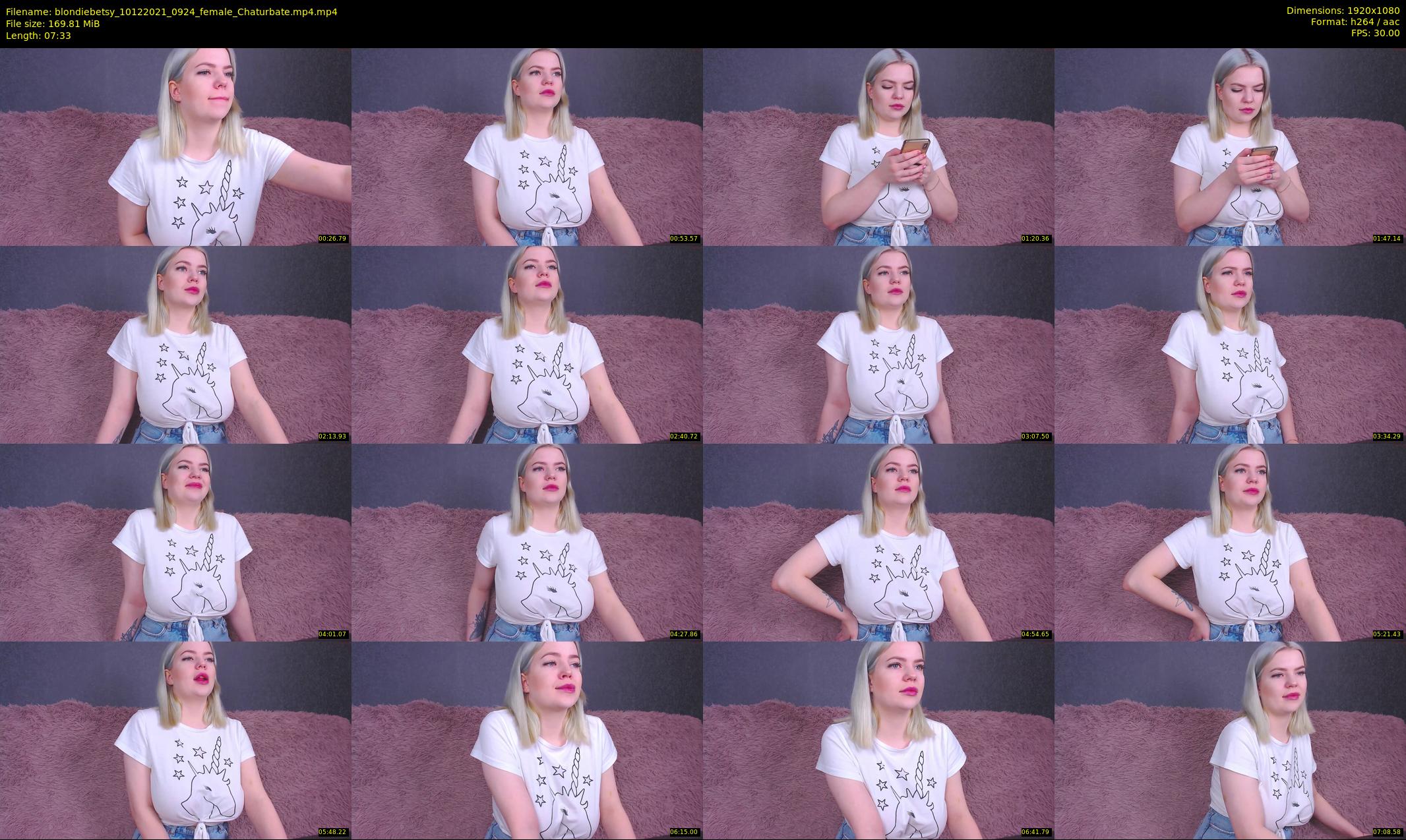 blondiebetsy — 8 minute Chaturbate female cam show recording, 1080p, Dec 10, 2021