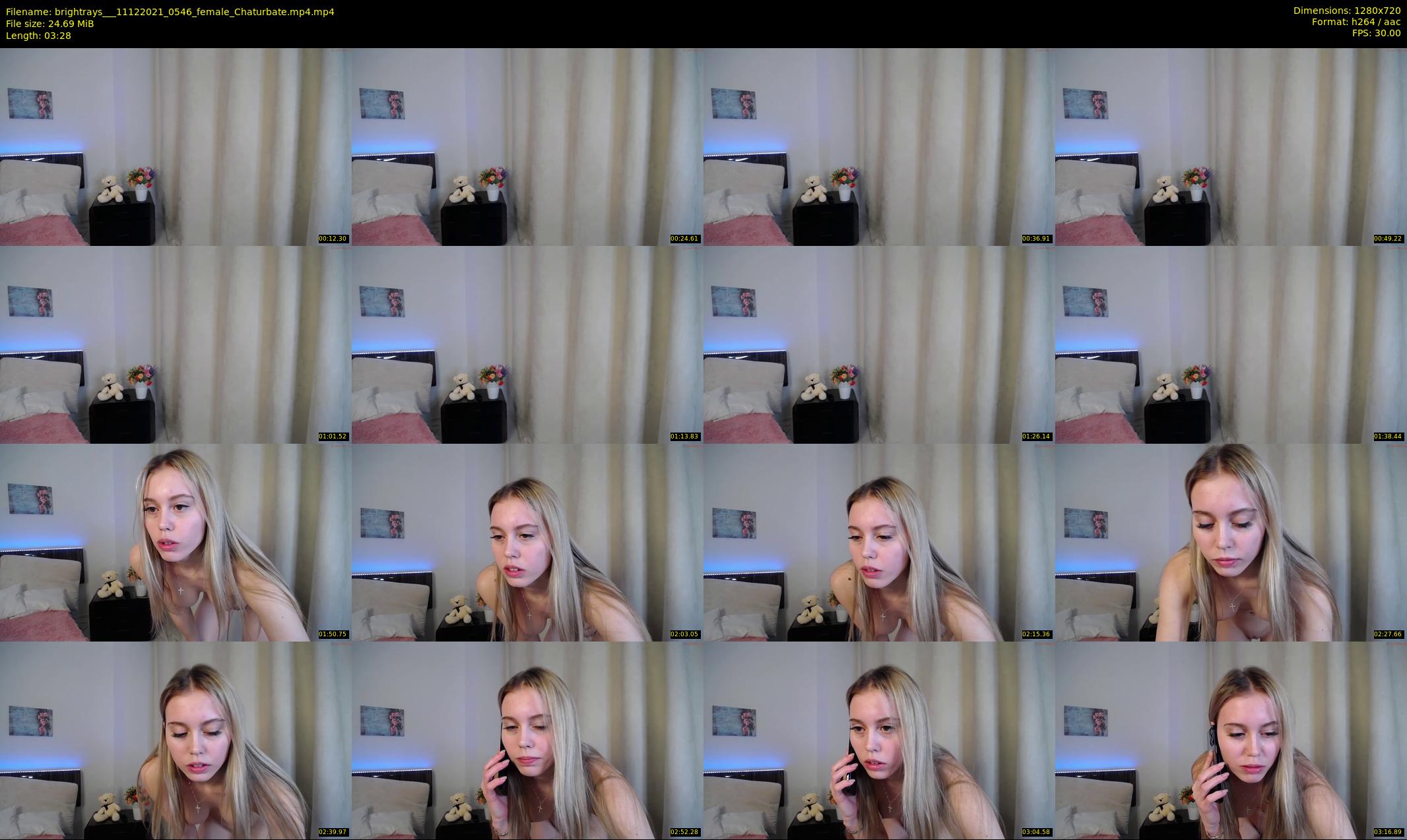 brightrays__ — 4 minute Chaturbate female cam show recording, 720p, Dec 11, 2021