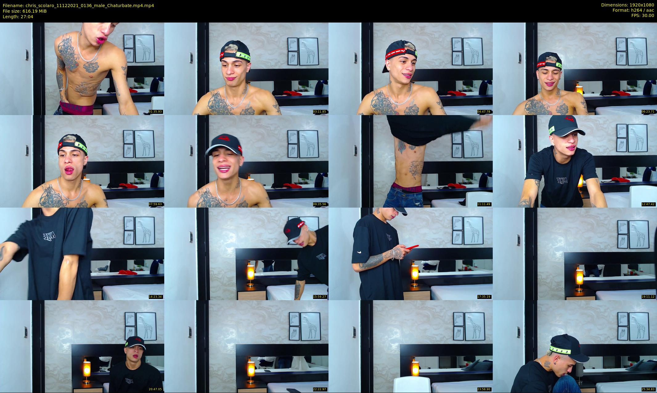 chris_scolaro — 28 minute Chaturbate male cam show recording, 1080p, Dec 11, 2021