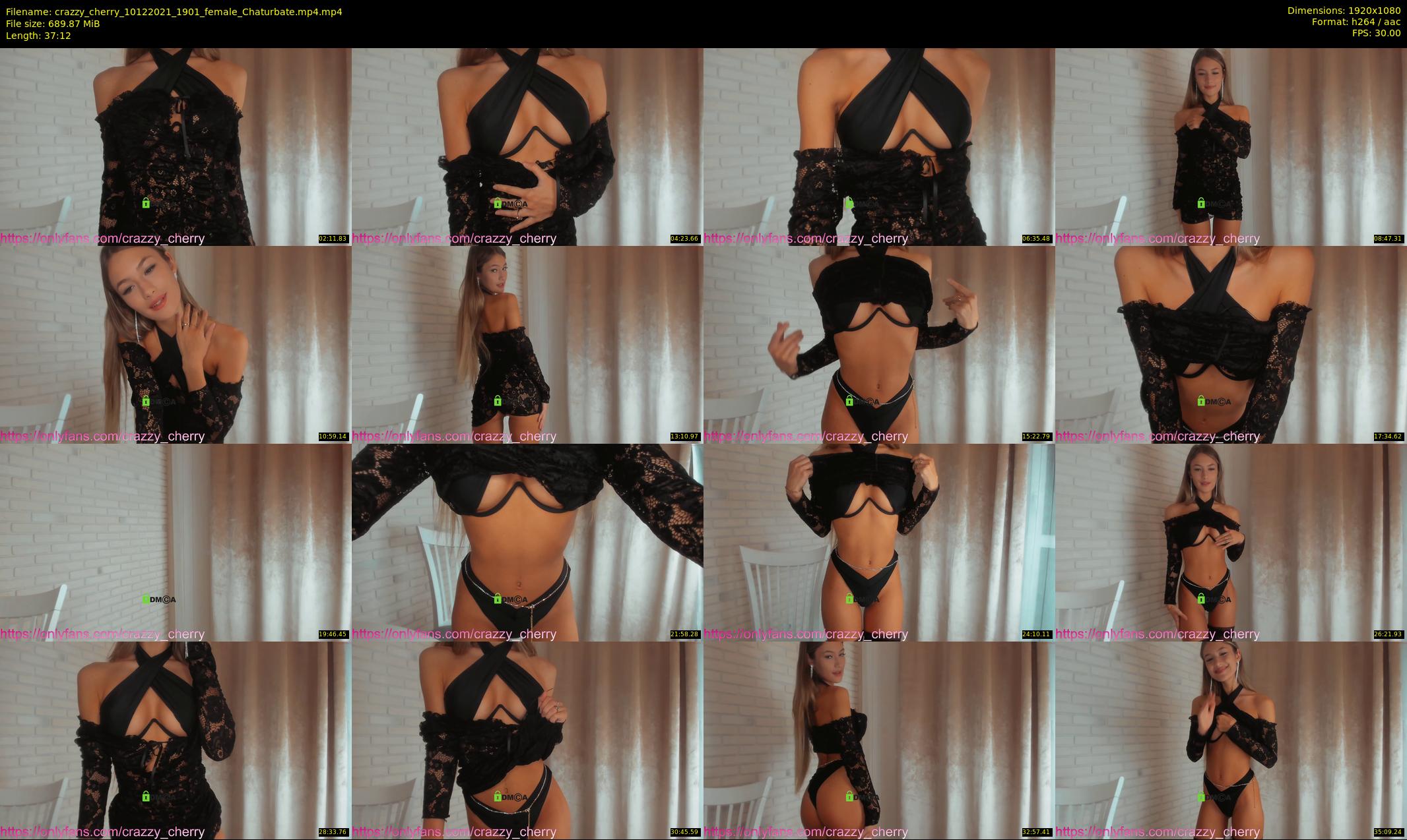 crazzy_cherry — 38 minute Chaturbate female cam show recording, 1080p, Dec 10, 2021