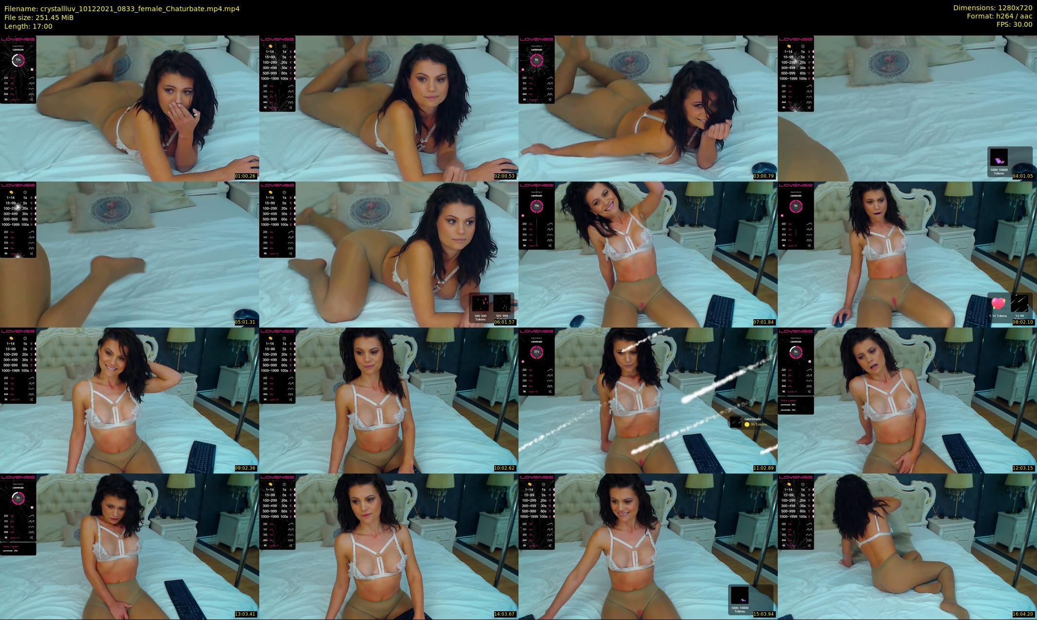 crystallluv — 17 minute Chaturbate female cam show recording, 720p, Dec 10, 2021