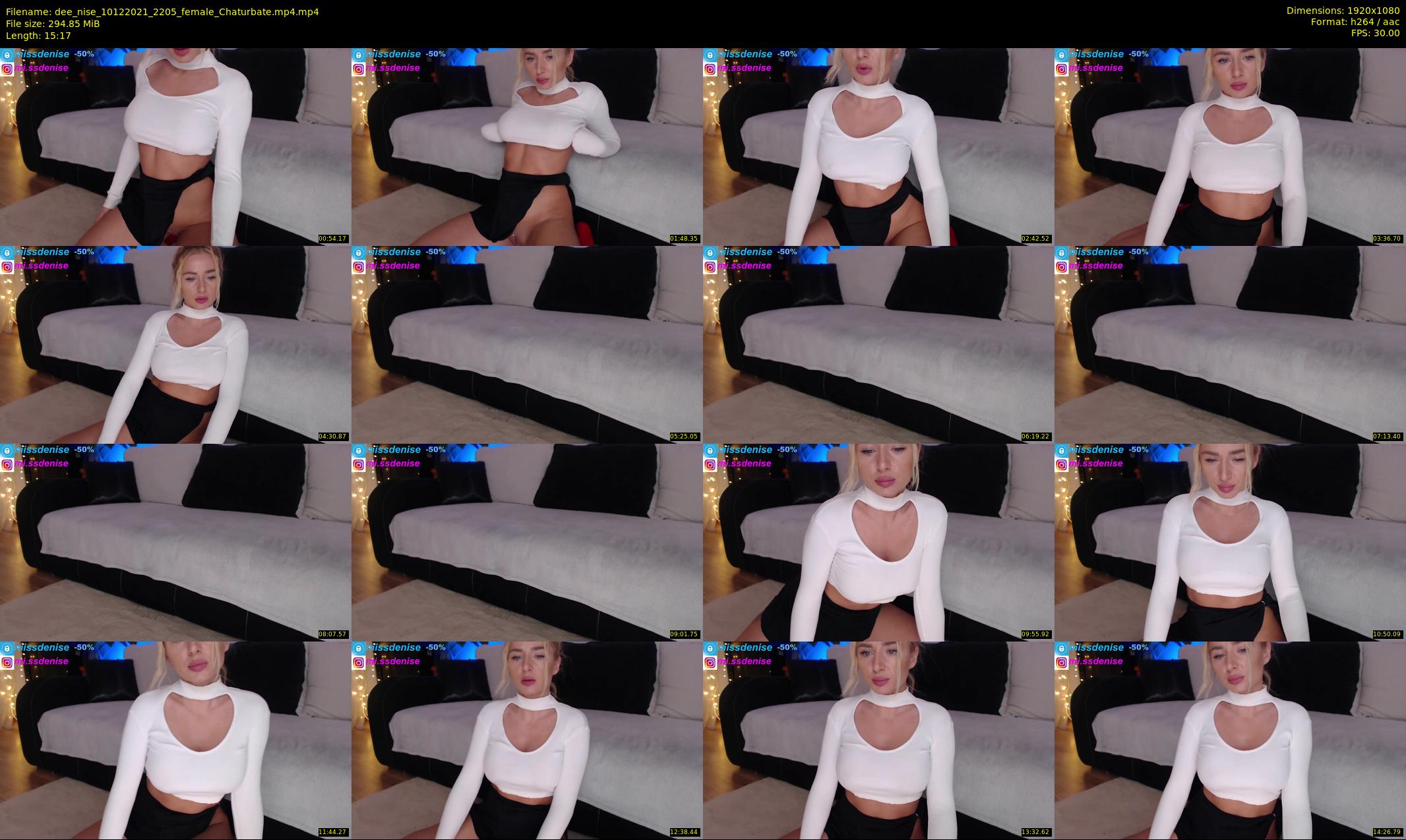 dee_nise — 16 minute Chaturbate female cam show recording, 1080p, Dec 10, 2021