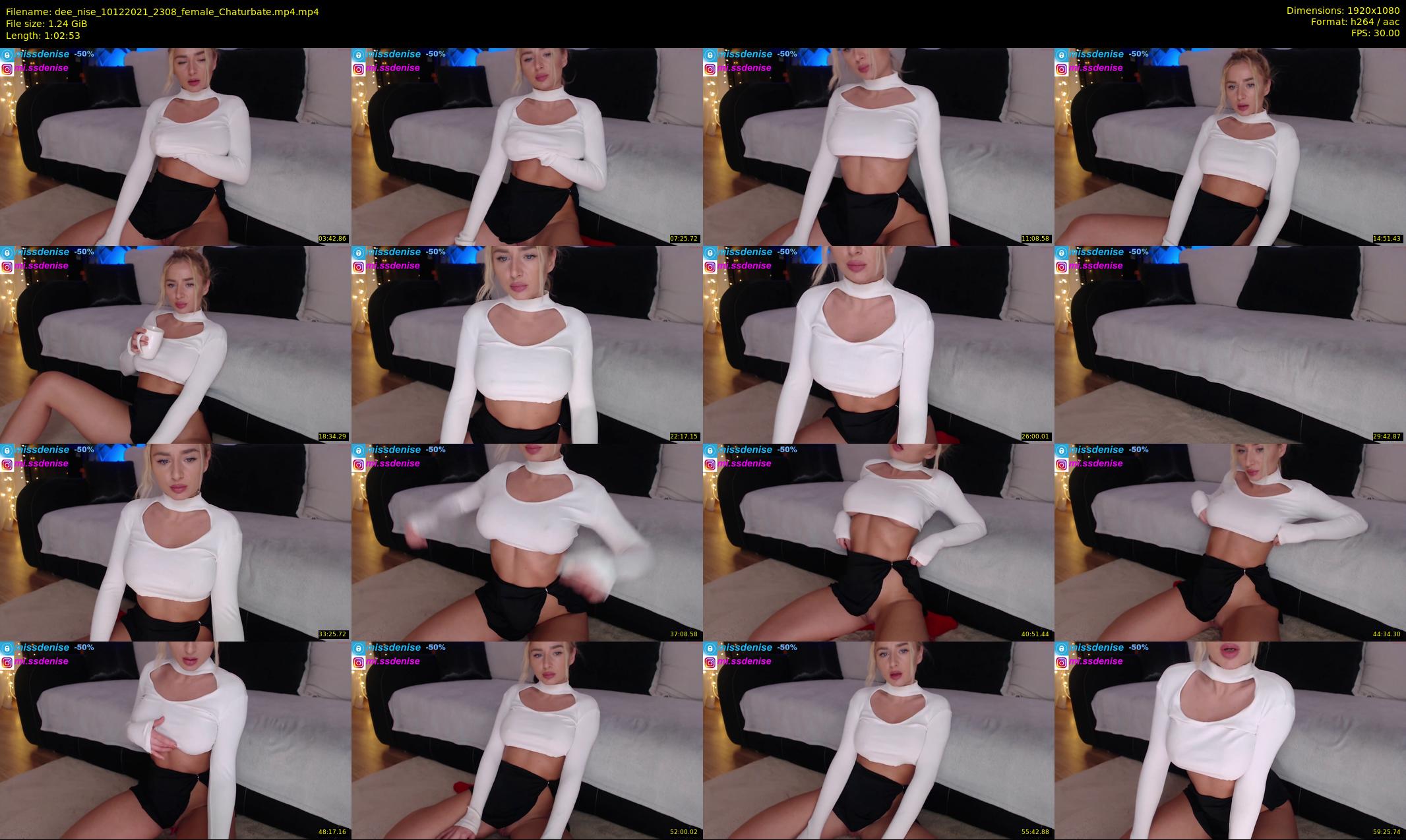 dee_nise — 63 minute Chaturbate female cam show recording, 1080p, Dec 10, 2021