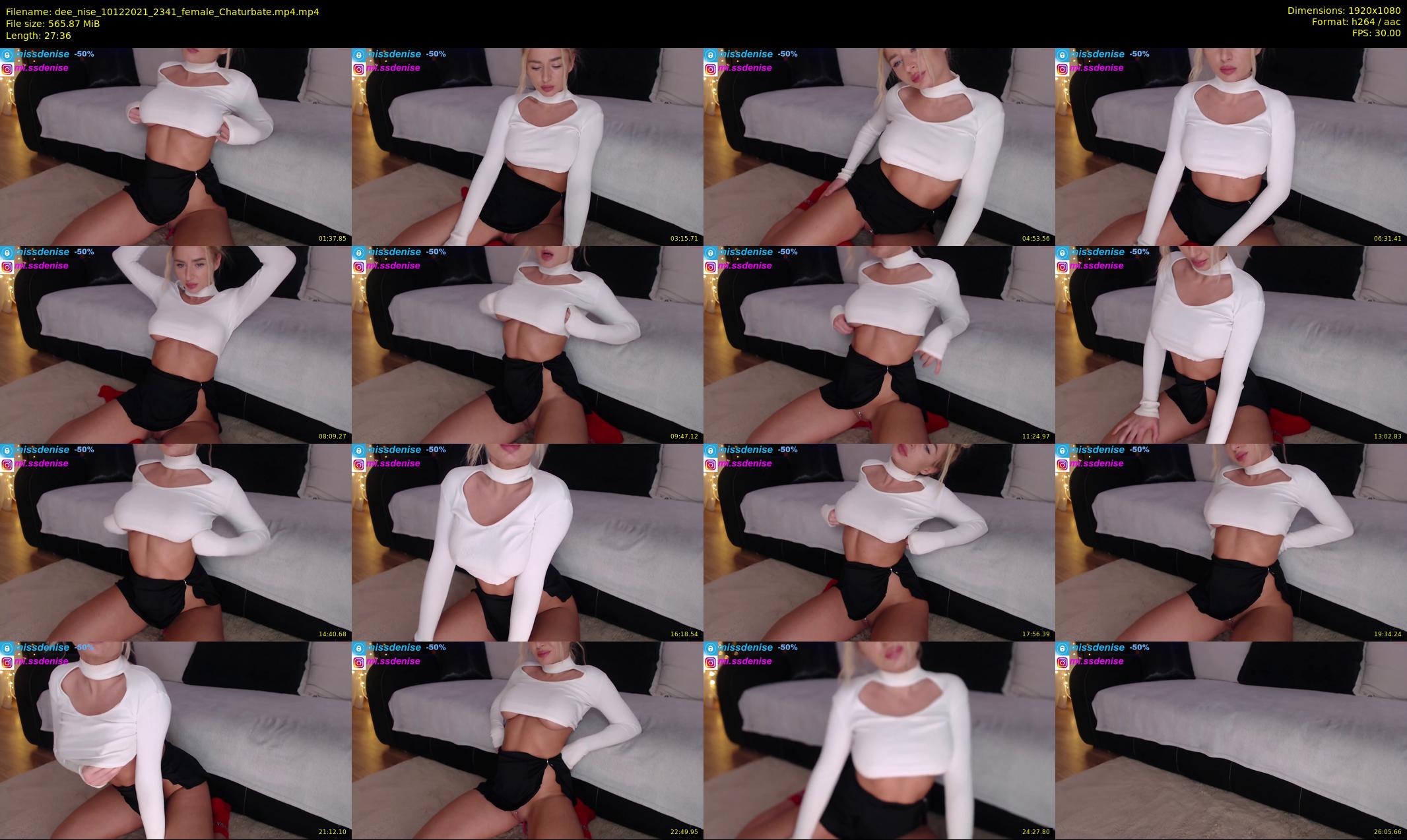dee_nise — 28 minute Chaturbate female cam show recording, 1080p, Dec 10, 2021