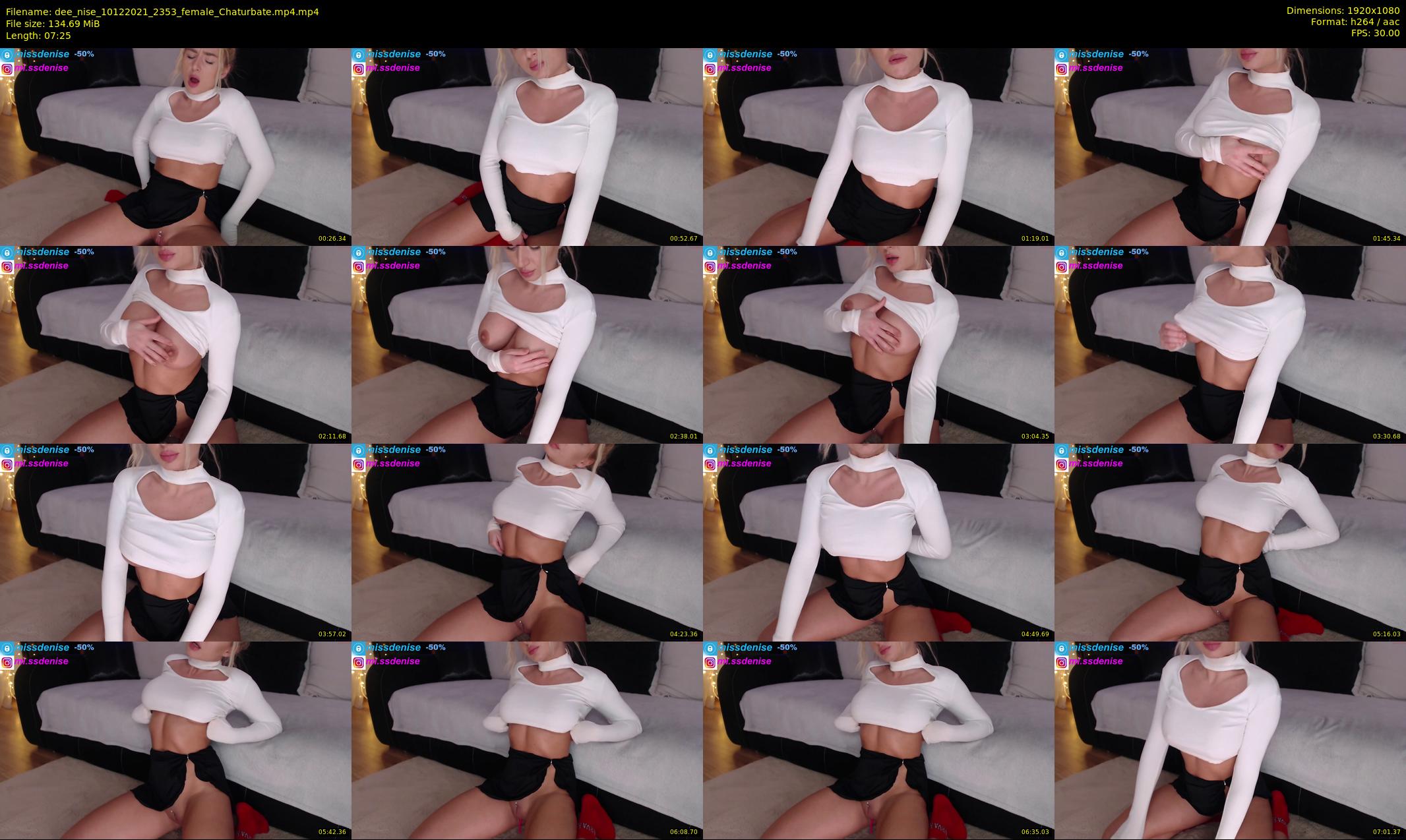dee_nise — 8 minute Chaturbate female cam show recording, 1080p, Dec 10, 2021