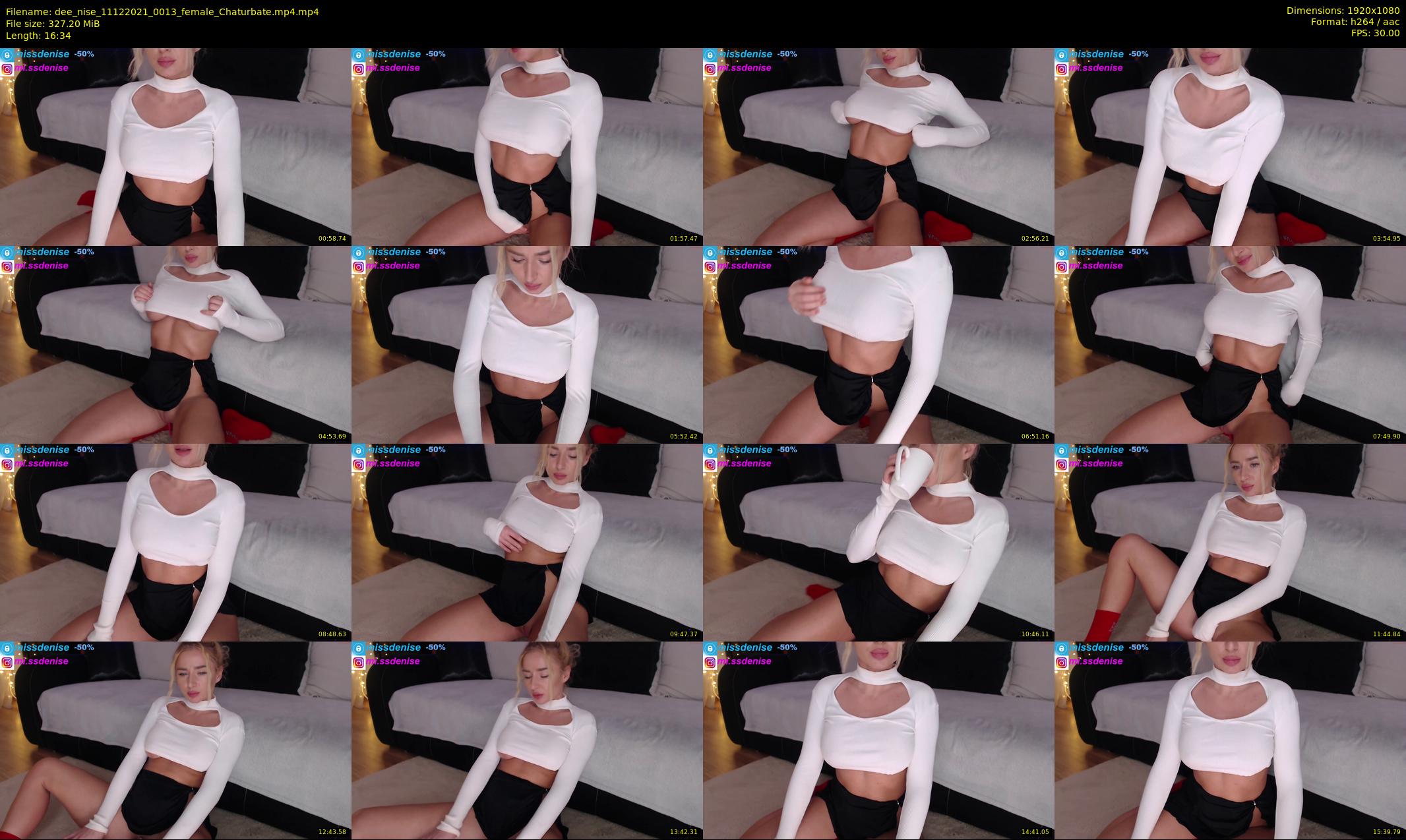 dee_nise — 17 minute Chaturbate female cam show recording, 1080p, Dec 11, 2021
