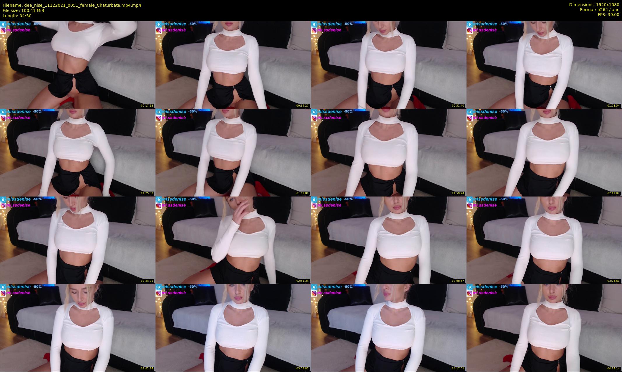 dee_nise — 5 minute Chaturbate female cam show recording, 1080p, Dec 11, 2021