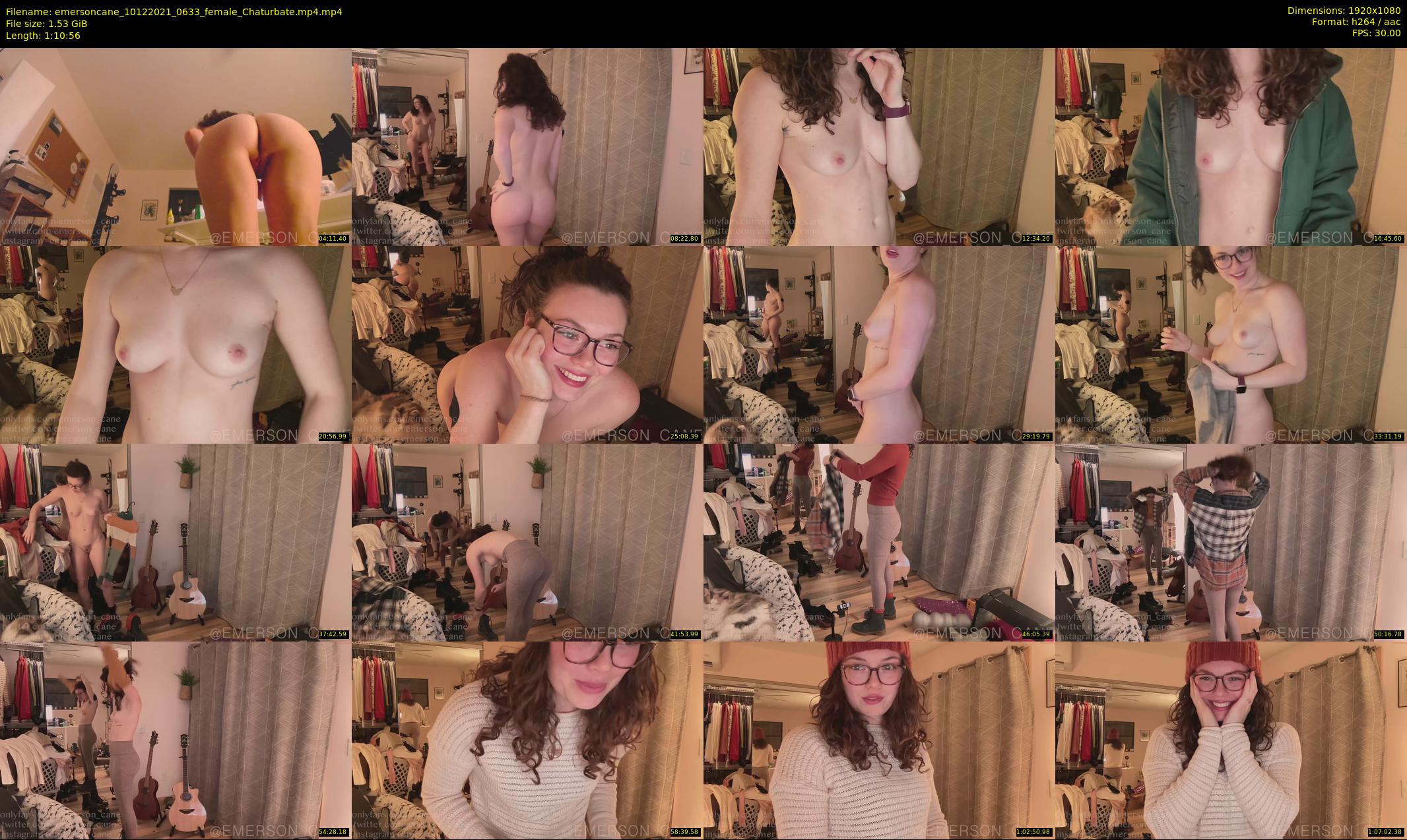 emersoncane — 71 minute Chaturbate female cam show recording, 1080p, Dec 10, 2021