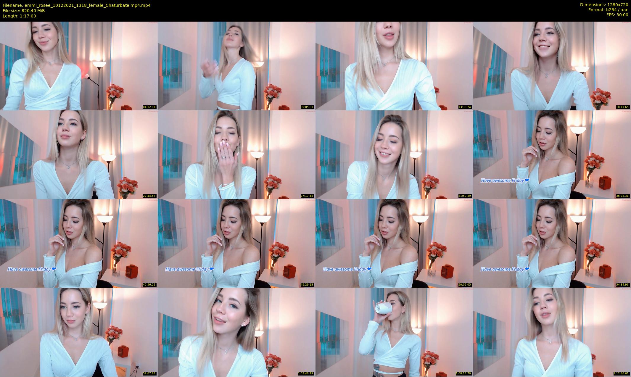 emmi_rosee — 77 minute Chaturbate female cam show recording, 720p, Dec 10, 2021