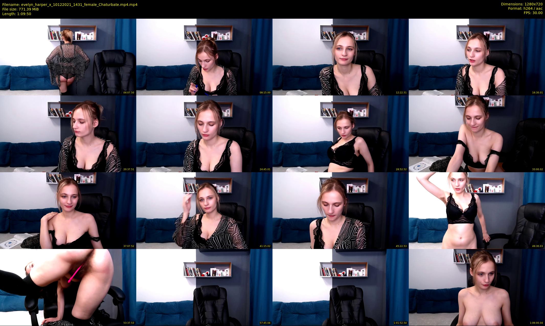 evelyn_harper_x — 70 minute Chaturbate female cam show recording, 720p, Dec 10, 2021