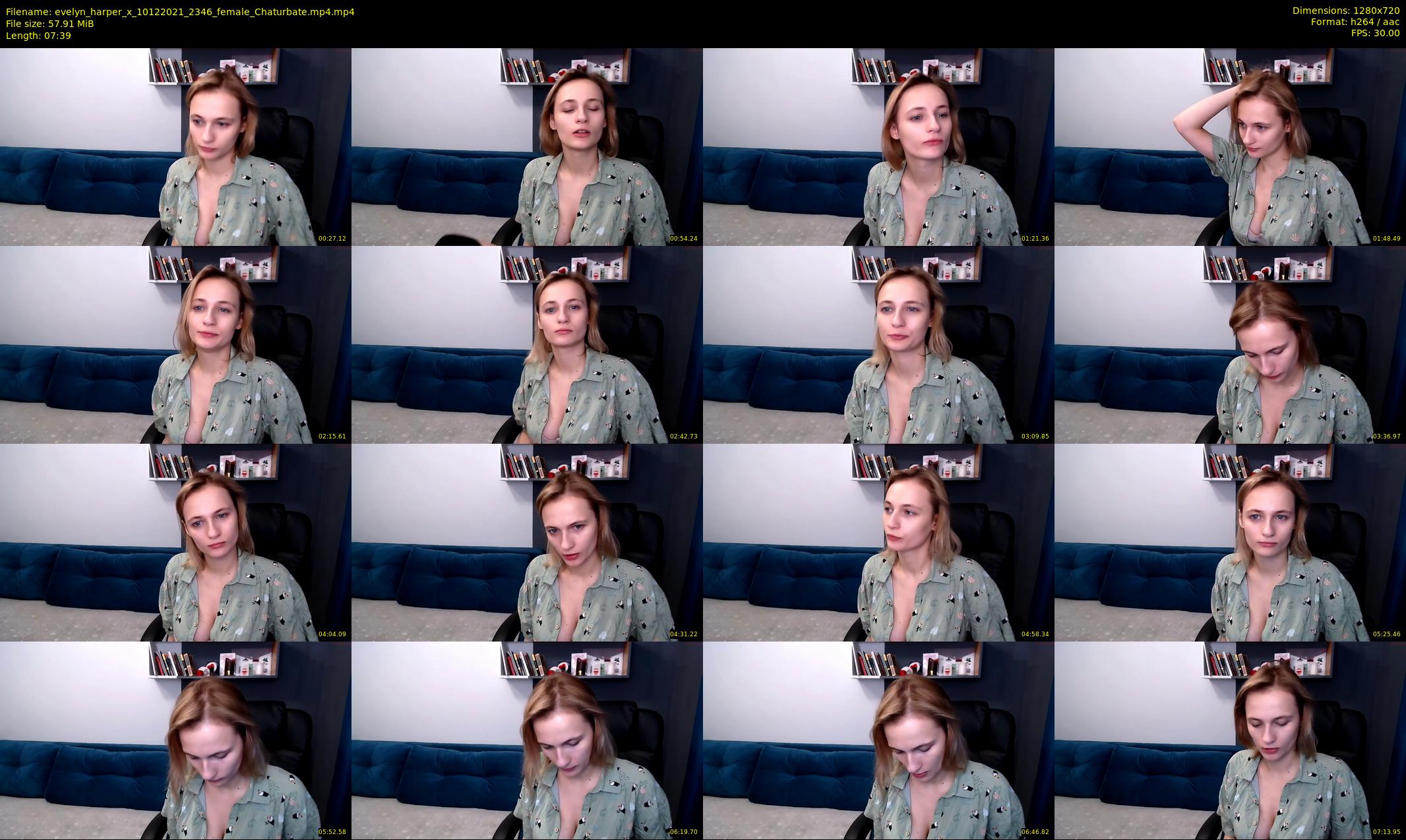 evelyn_harper_x — 8 minute Chaturbate female cam show recording, 720p, Dec 10, 2021