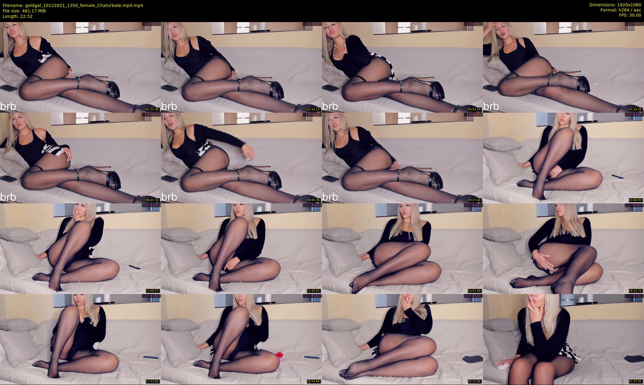 goldgal — 23 minute Chaturbate female cam show recording, 1080p, Dec 10, 2021