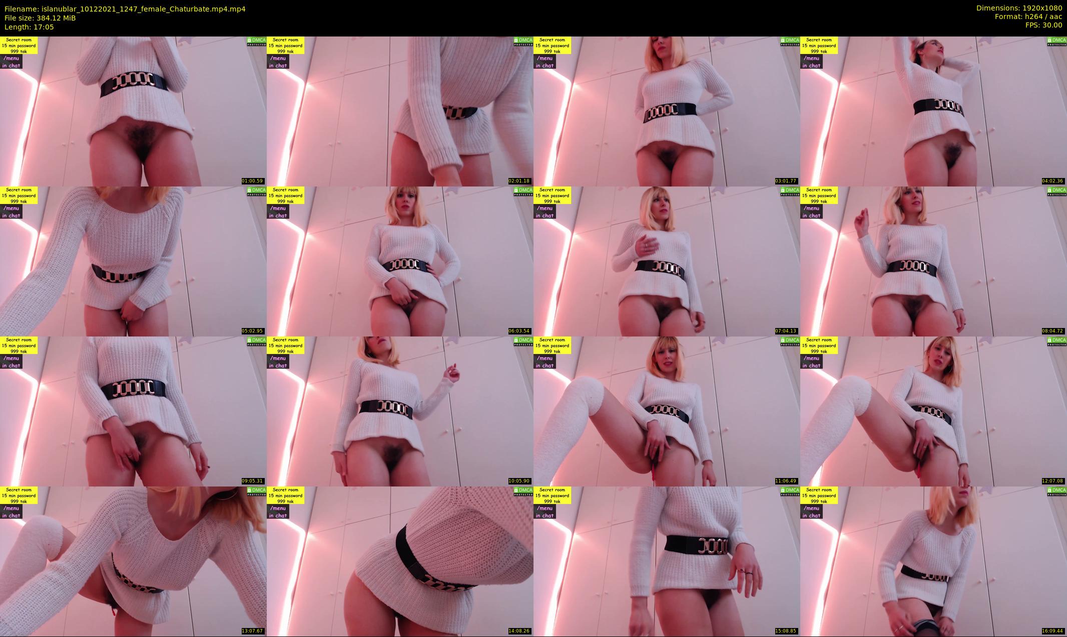 islanublar — 18 minute Chaturbate female cam show recording, 1080p, Dec 10, 2021