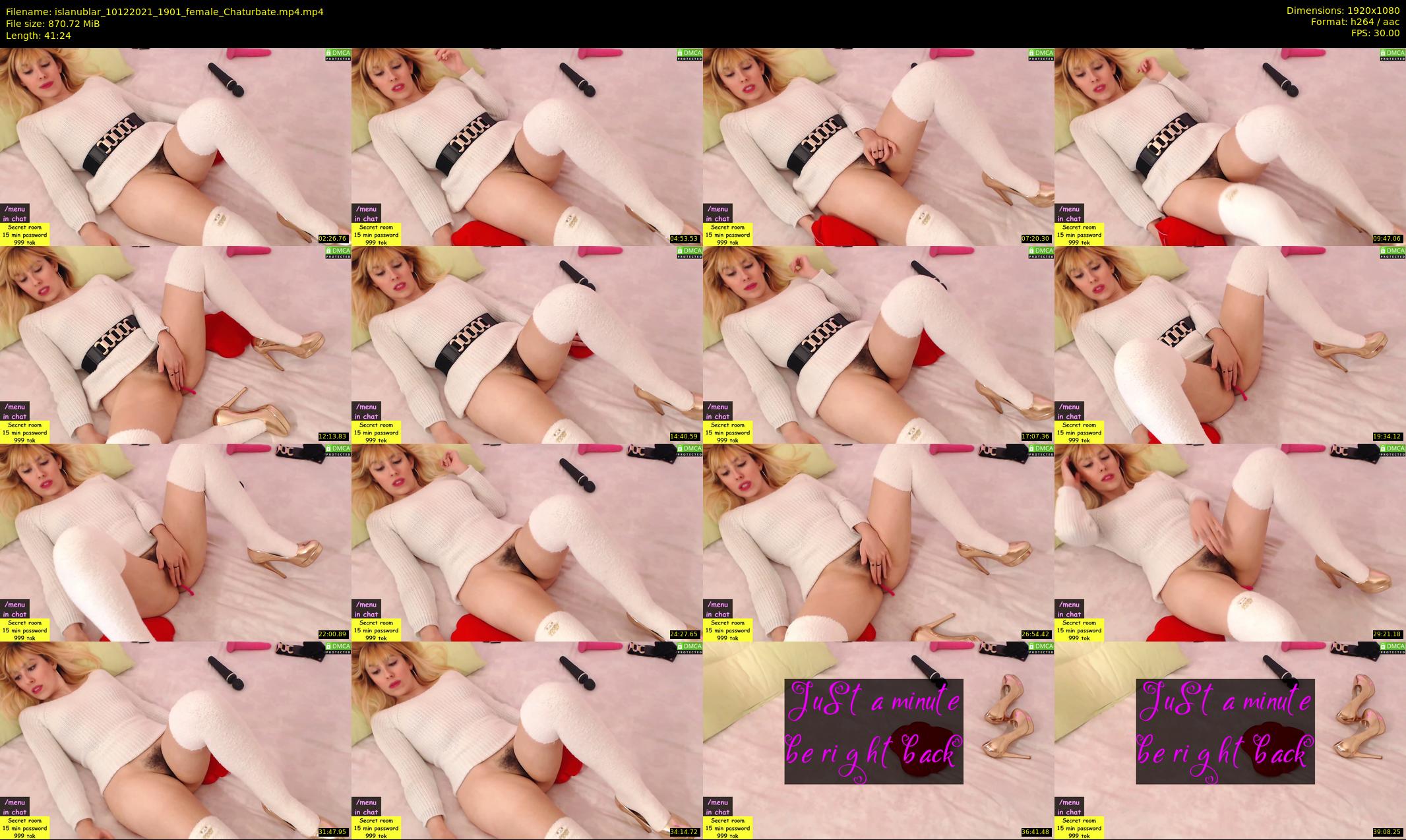 islanublar — 42 minute Chaturbate female cam show recording, 1080p, Dec 10, 2021