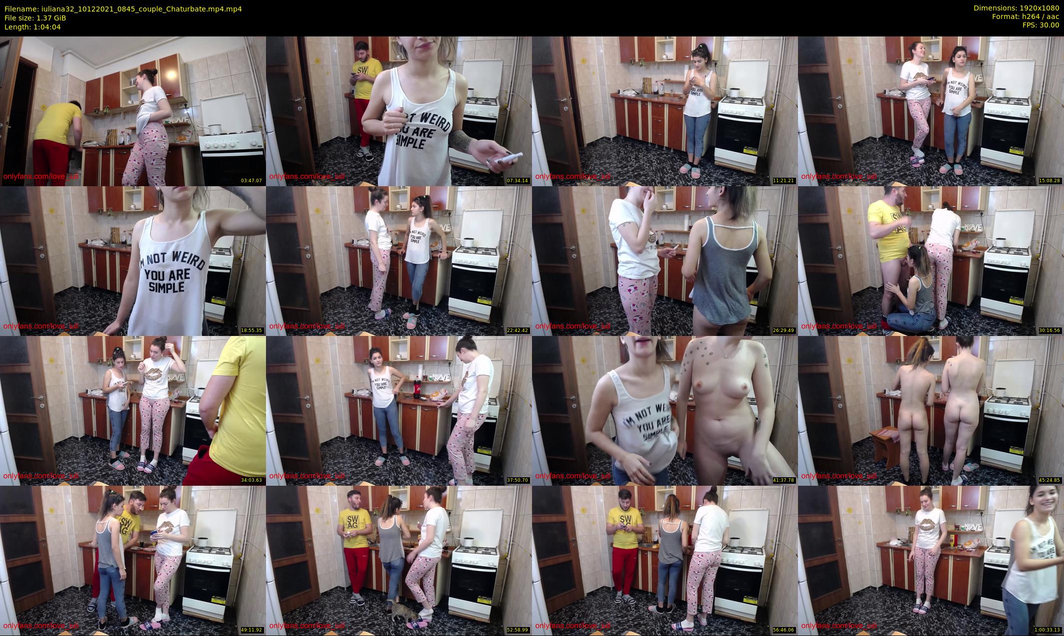 iuliana32 — 65 minute Chaturbate couple cam show recording, 1080p, Dec 10, 2021